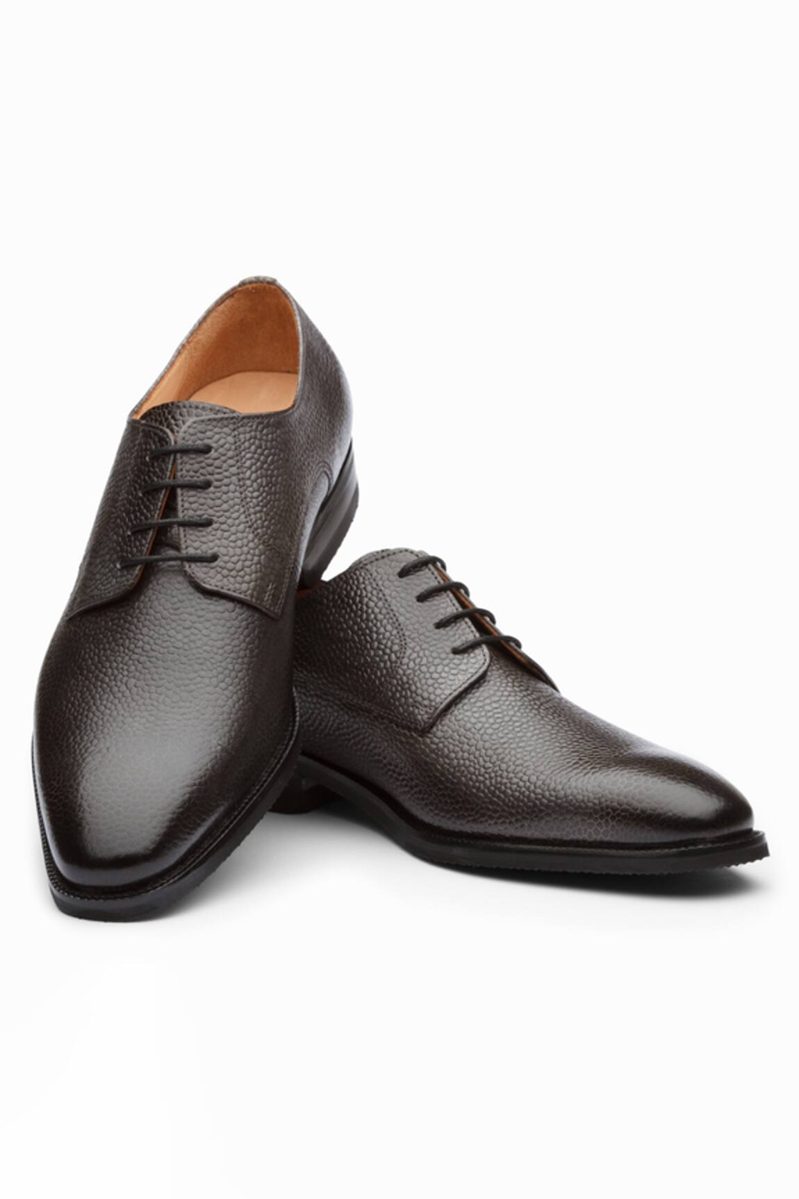 dapper Shoes Handmade Leather Derby Shoes