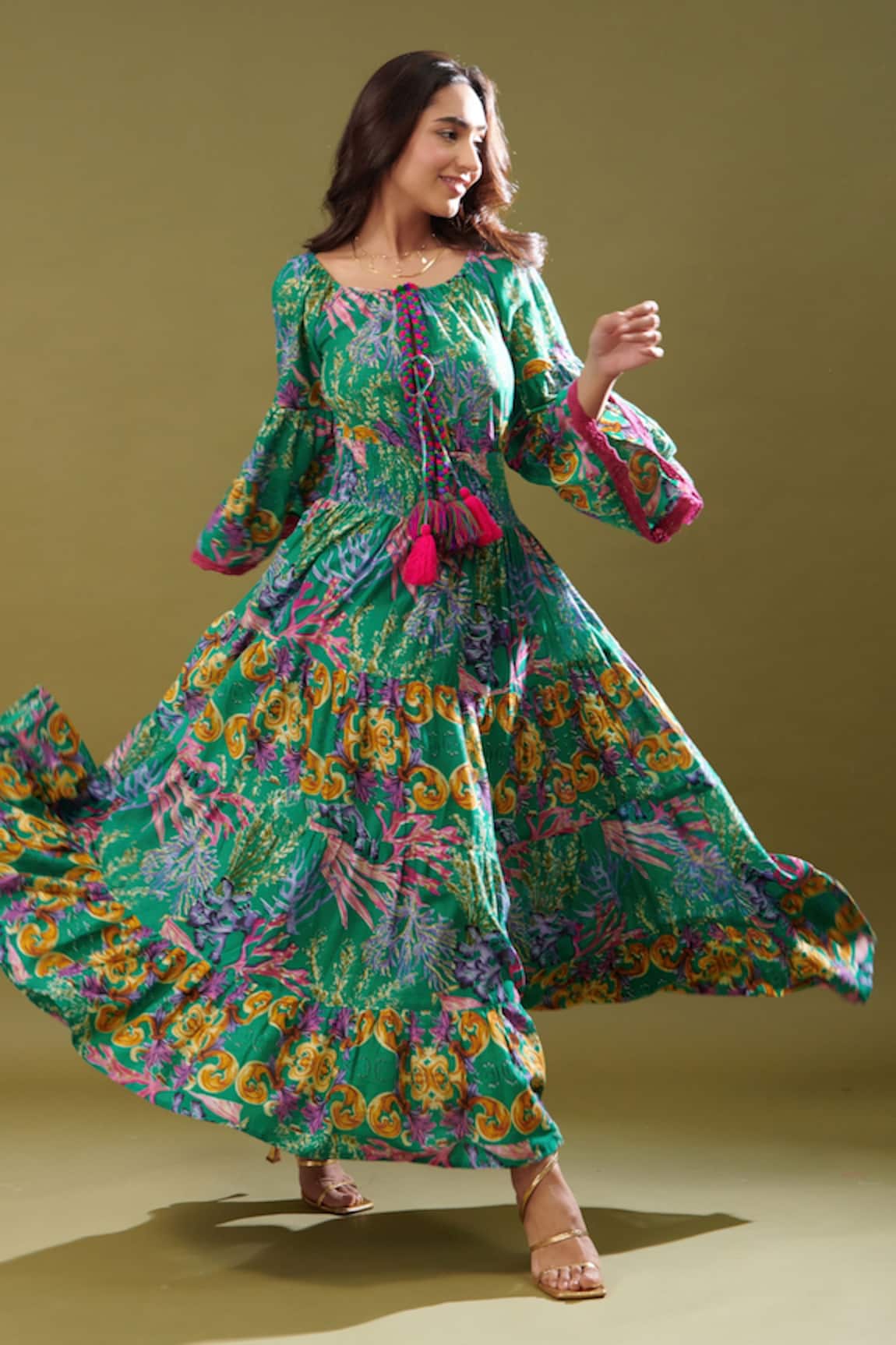 Cin Cin Noorie Cotton Printed Dress