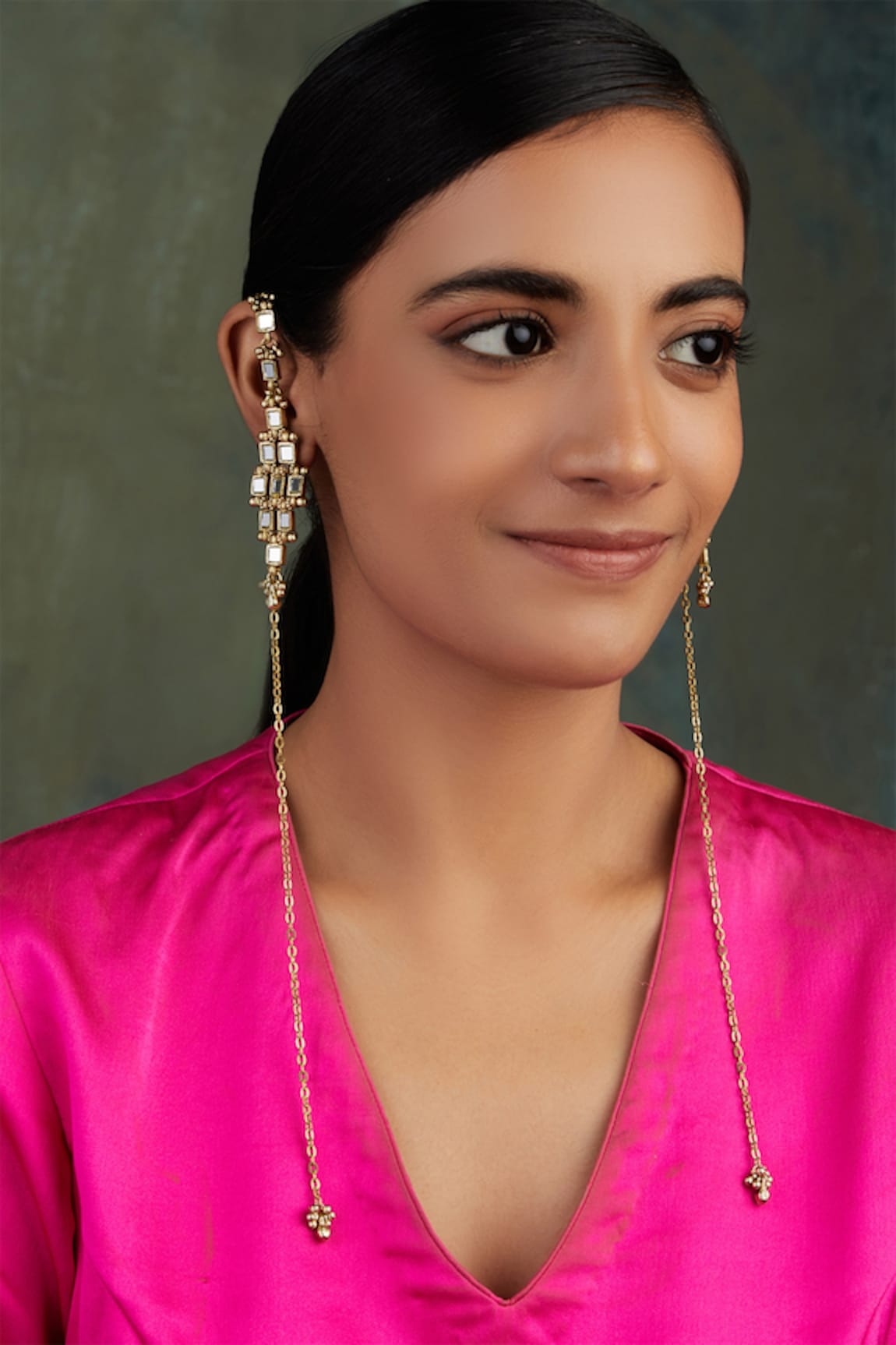 Buy Silver-Toned & Pink Earrings for Women by Kushal's Fashion Jewellery  Online | Ajio.com