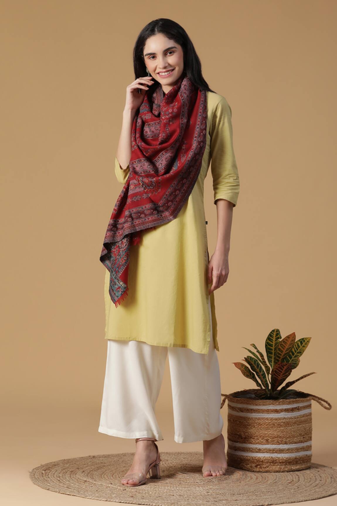 Shingora Abstract Woven Stole