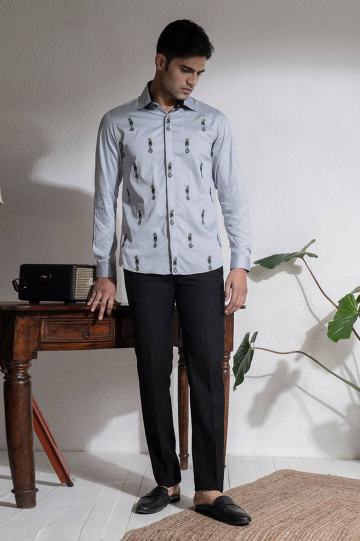 Abkasa Alien Embroidered Shirt