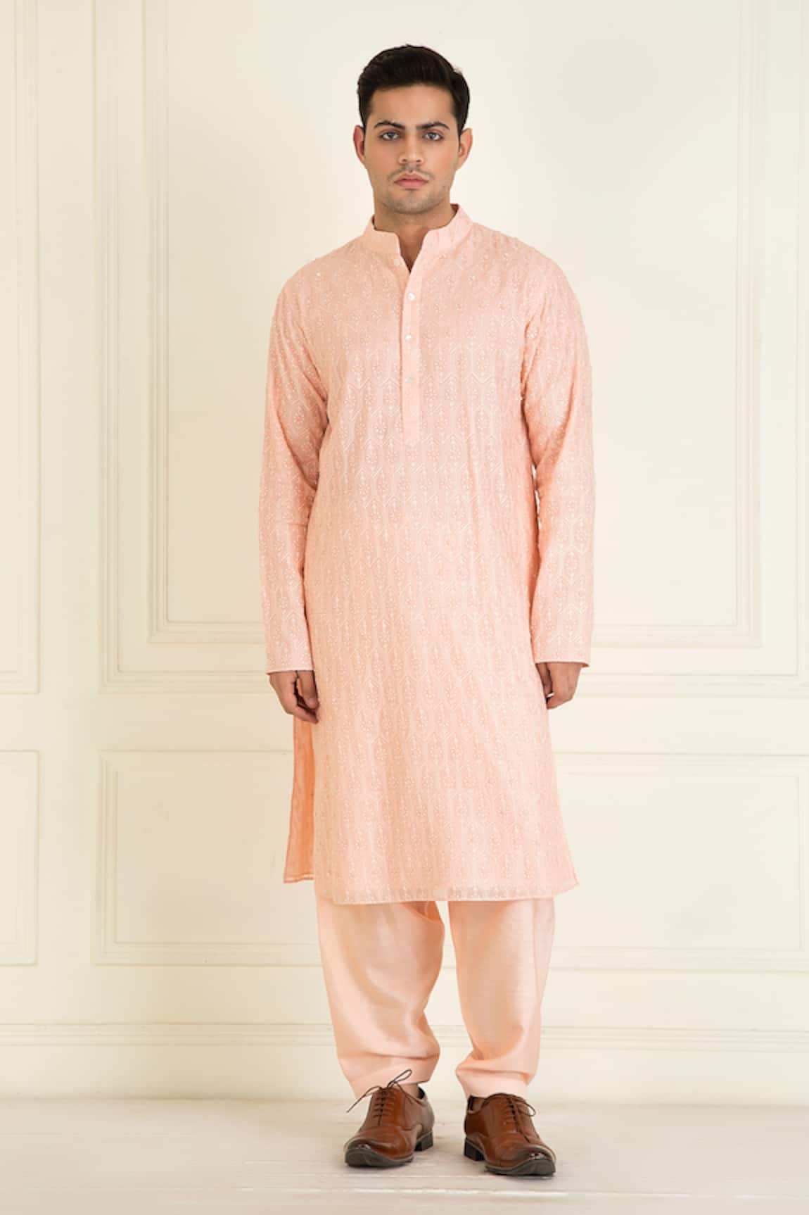 Priyanka Jain Vintage Thread Embroidered Kurta Set