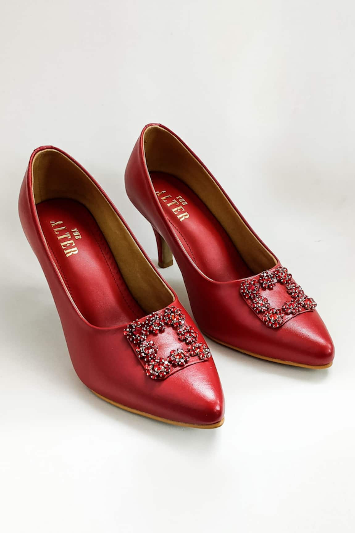 The Alter Riona Stone Embellished Pumps