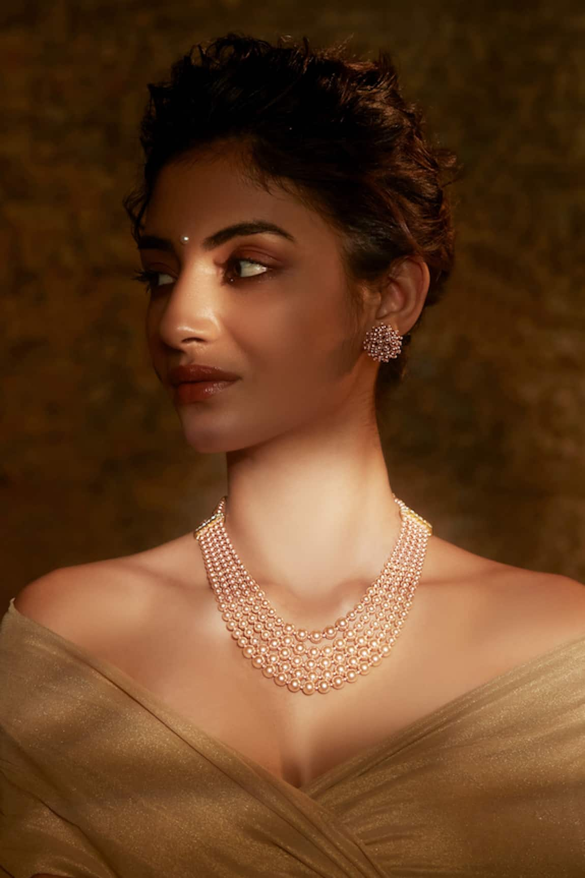 Tarun Tahiliani Pearl Multi-Layered Necklace