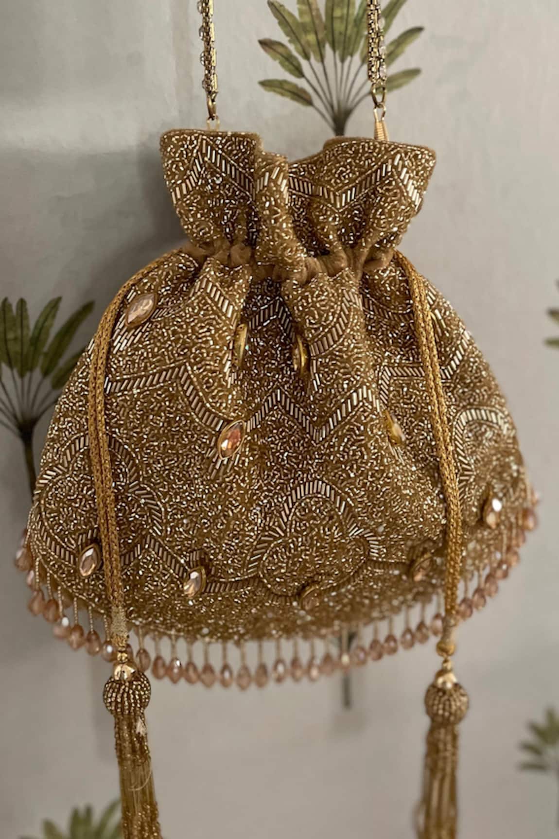 Bhavna Kumar Cutdana Embroidered Potli Bag