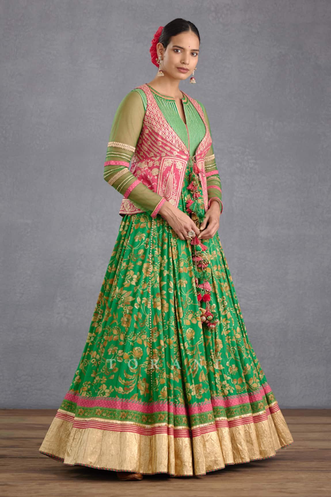 Torani Rang Naaz Shirin Anarkali With Short Jacket