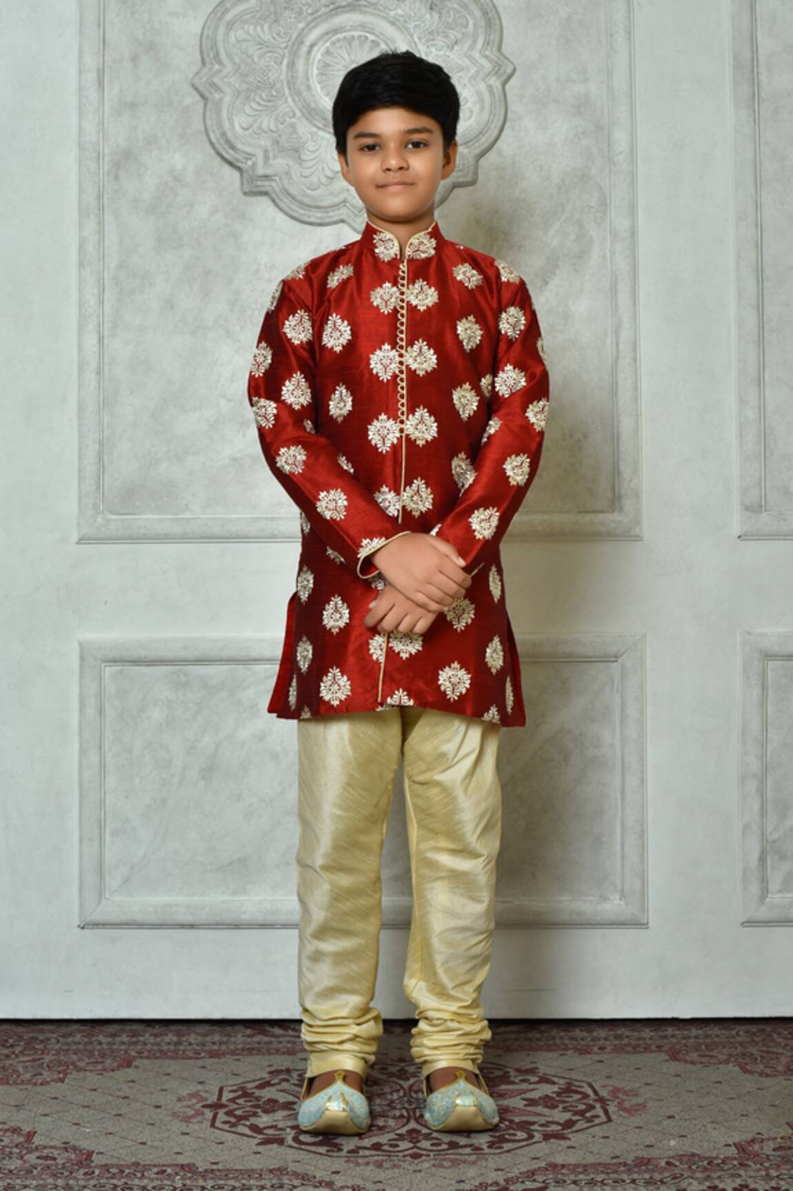 Petite Pomme Flora Pattern Kurta