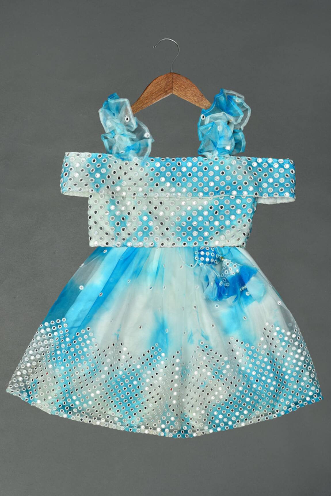 Maaikid Printed Top & Lehenga Set 