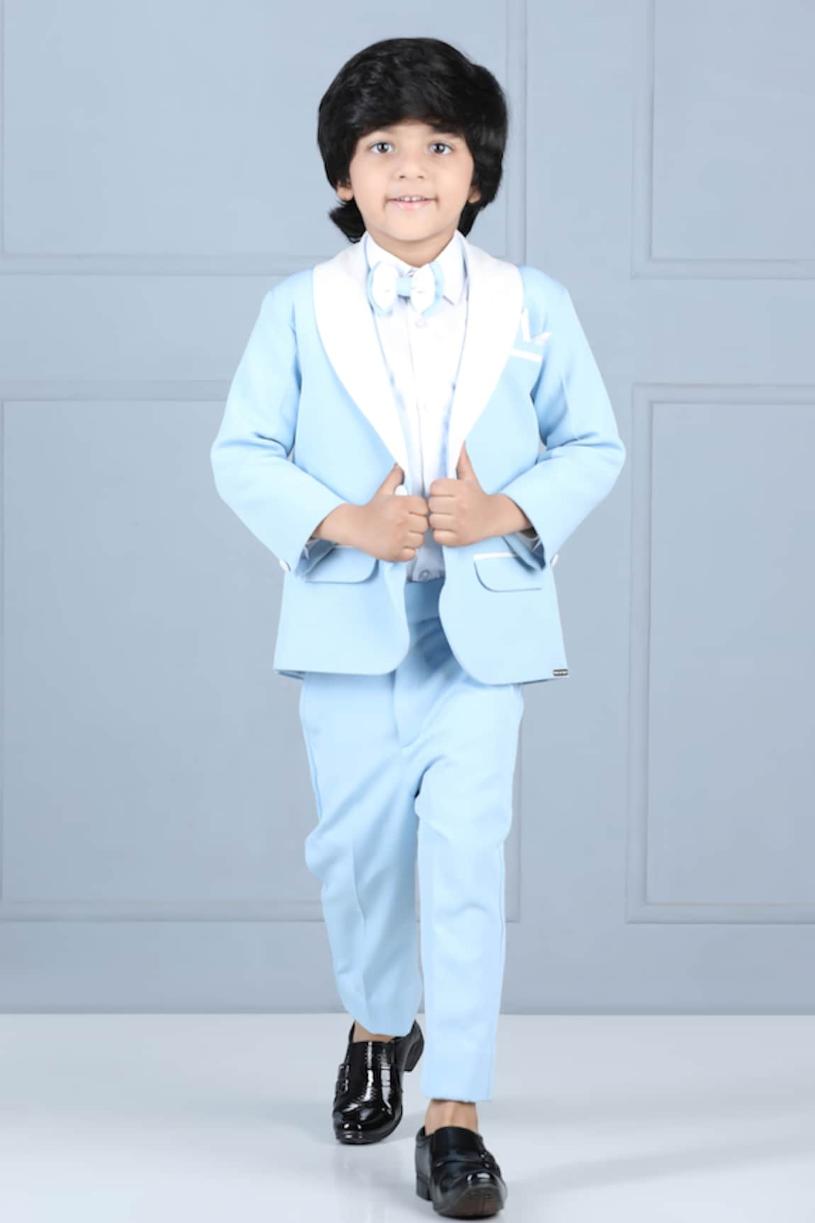 The little celebs Shawl Lapel Tuxedo Set