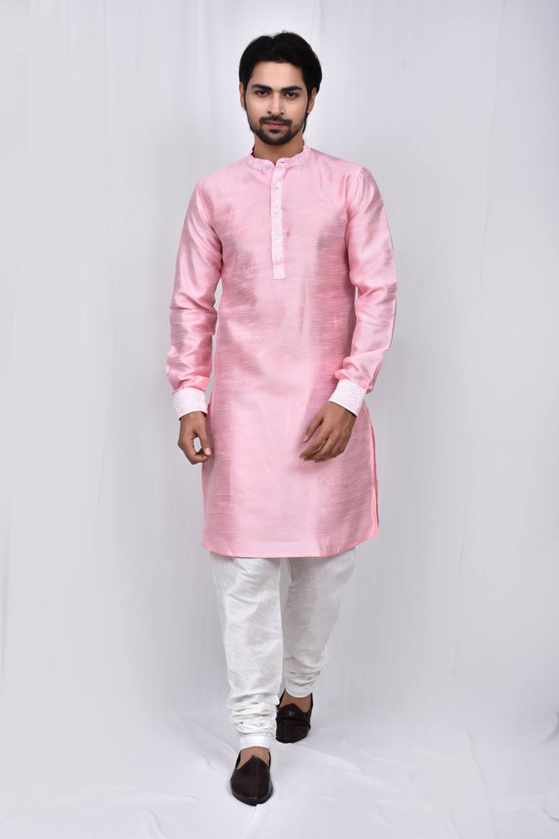 Nazaakat by Samara Singh Mandarin Collar Kurta Set