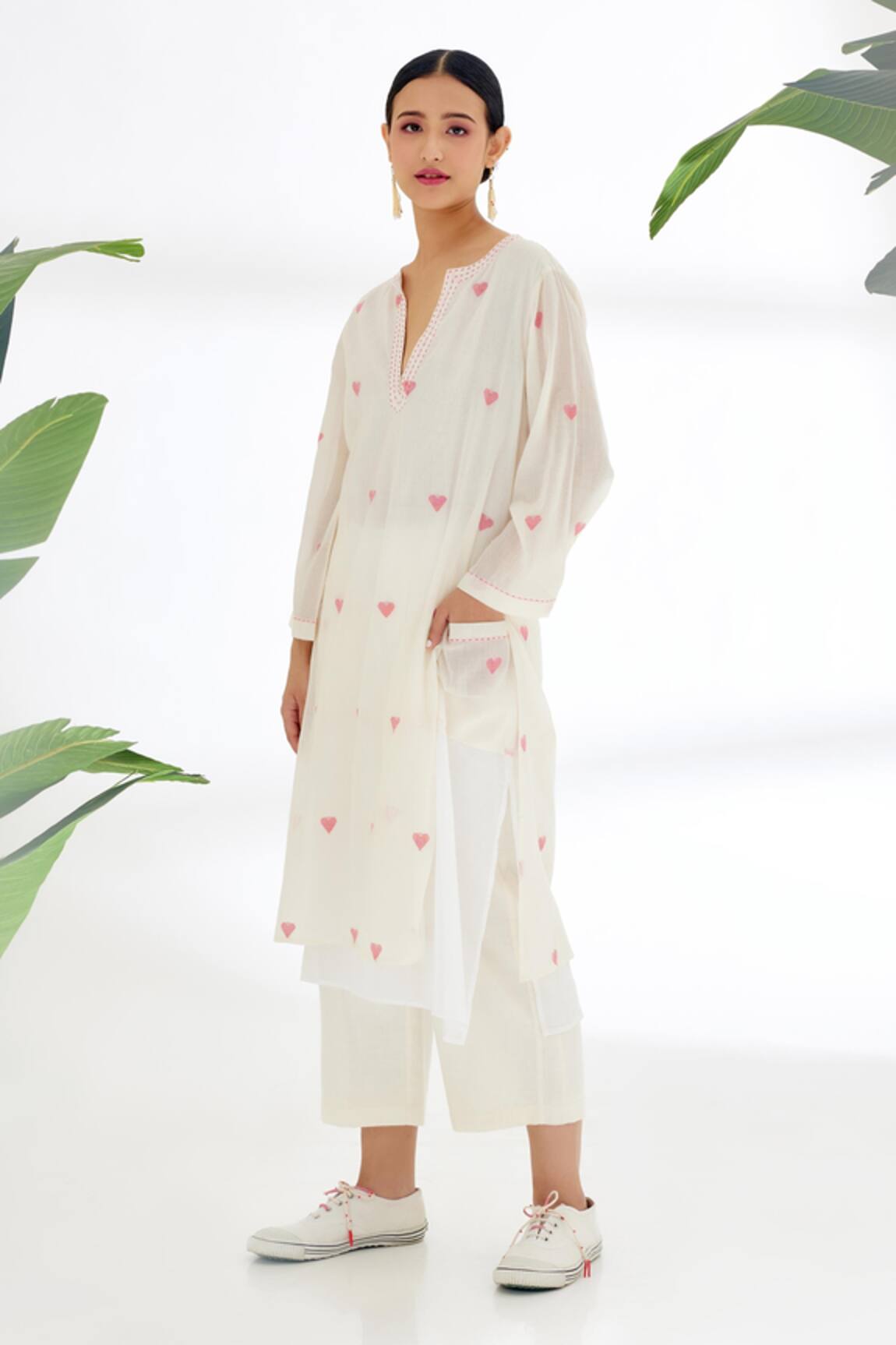 Nikasha Heart Woven Tunic