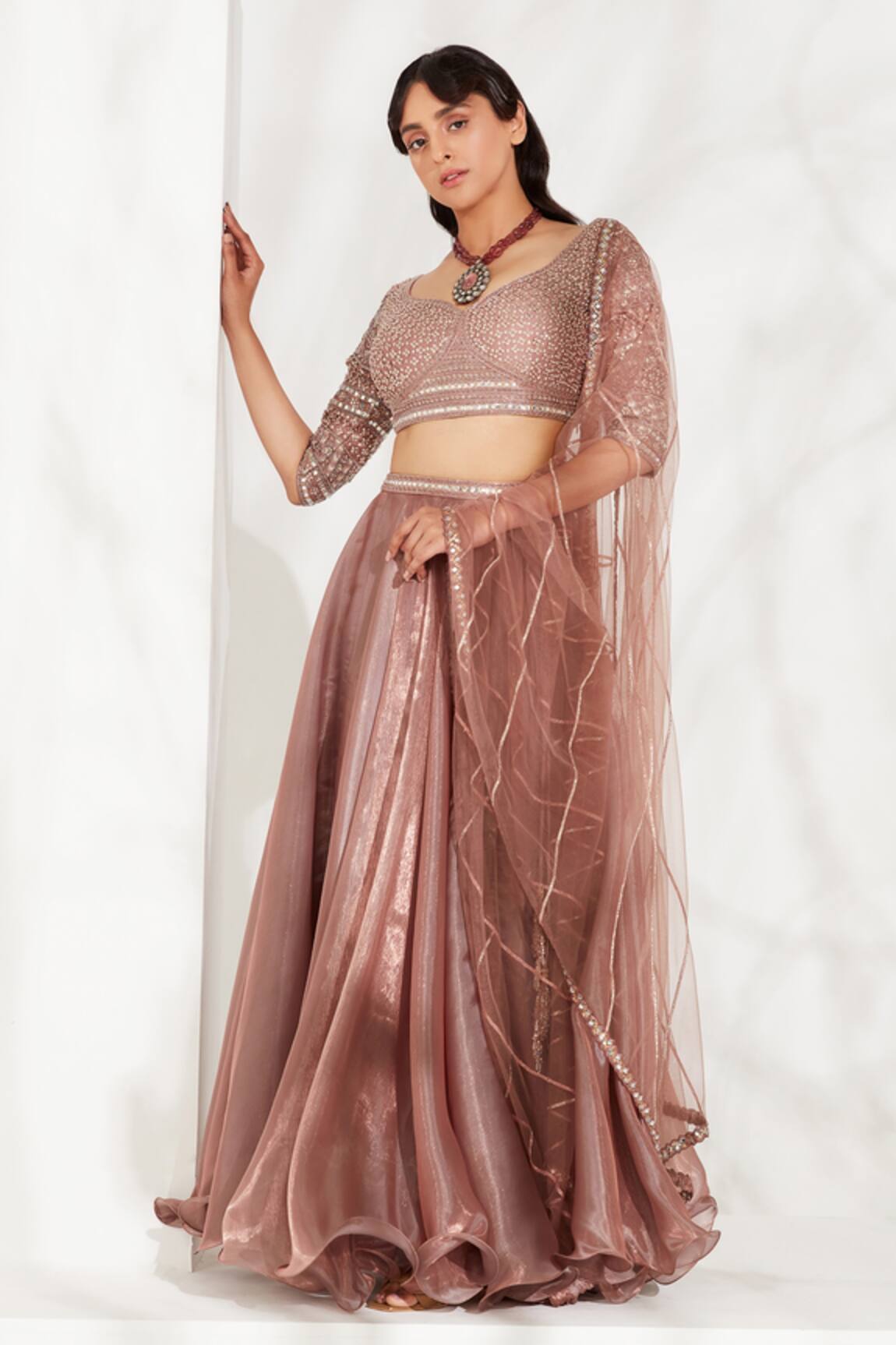 Amitabh Malhotra Flared Lehenga Set