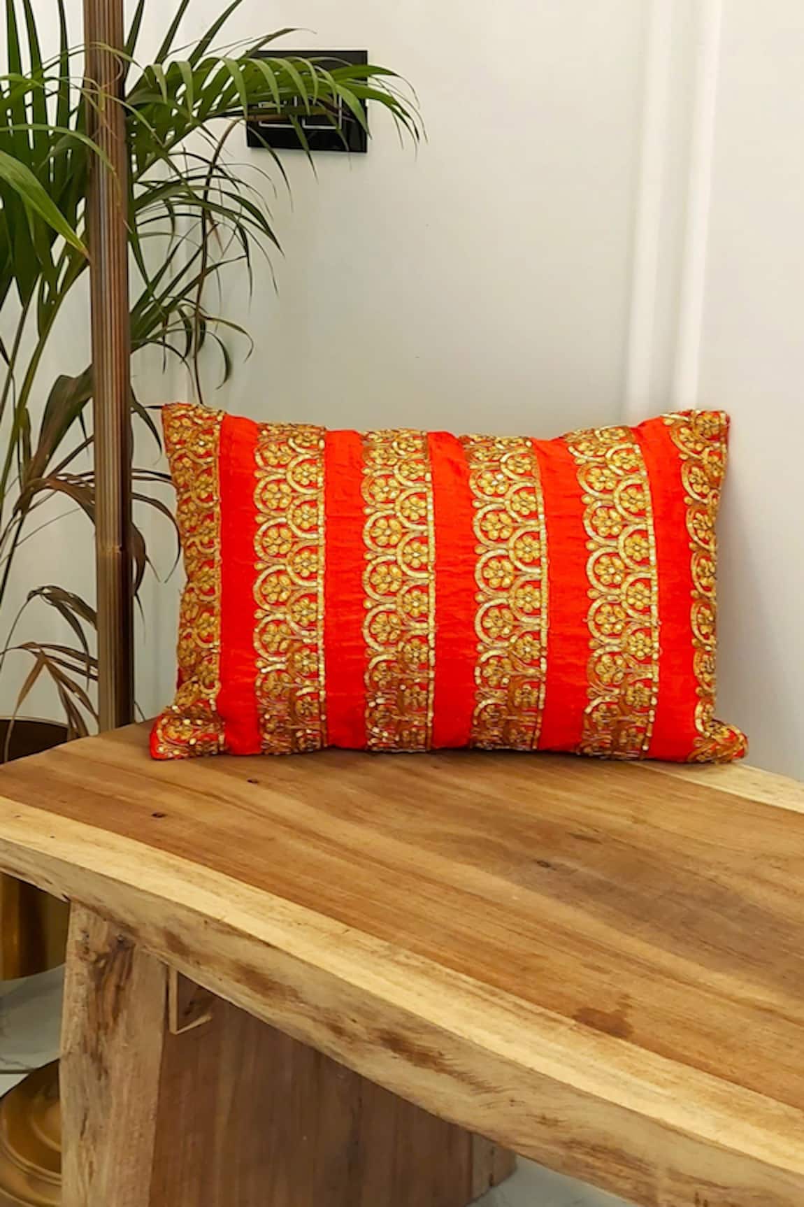Throwpillow Indian Embroidered Cushion Cover