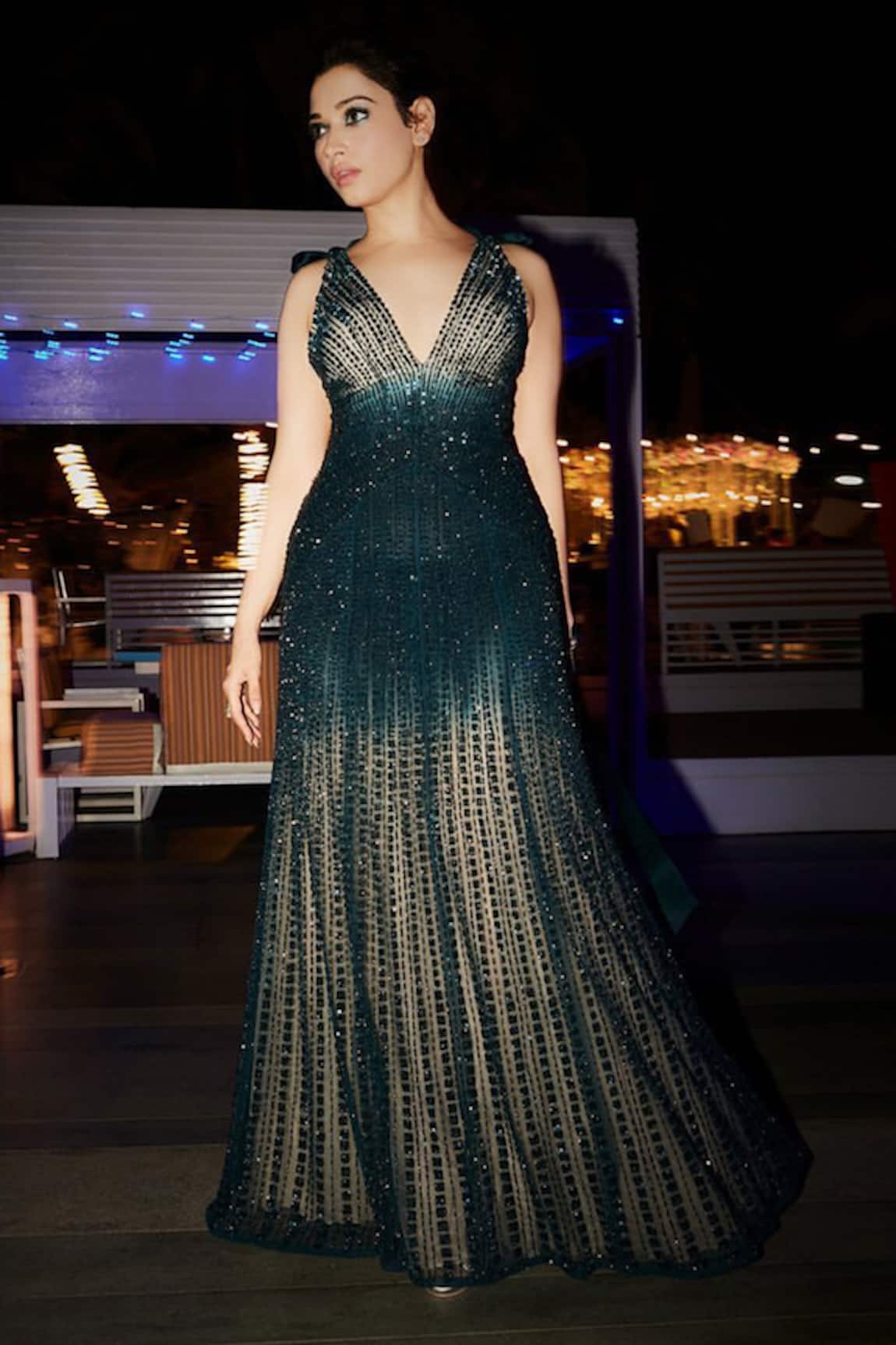 Rohit Gandhi + Rahul Khanna Fermi Embellished Gown