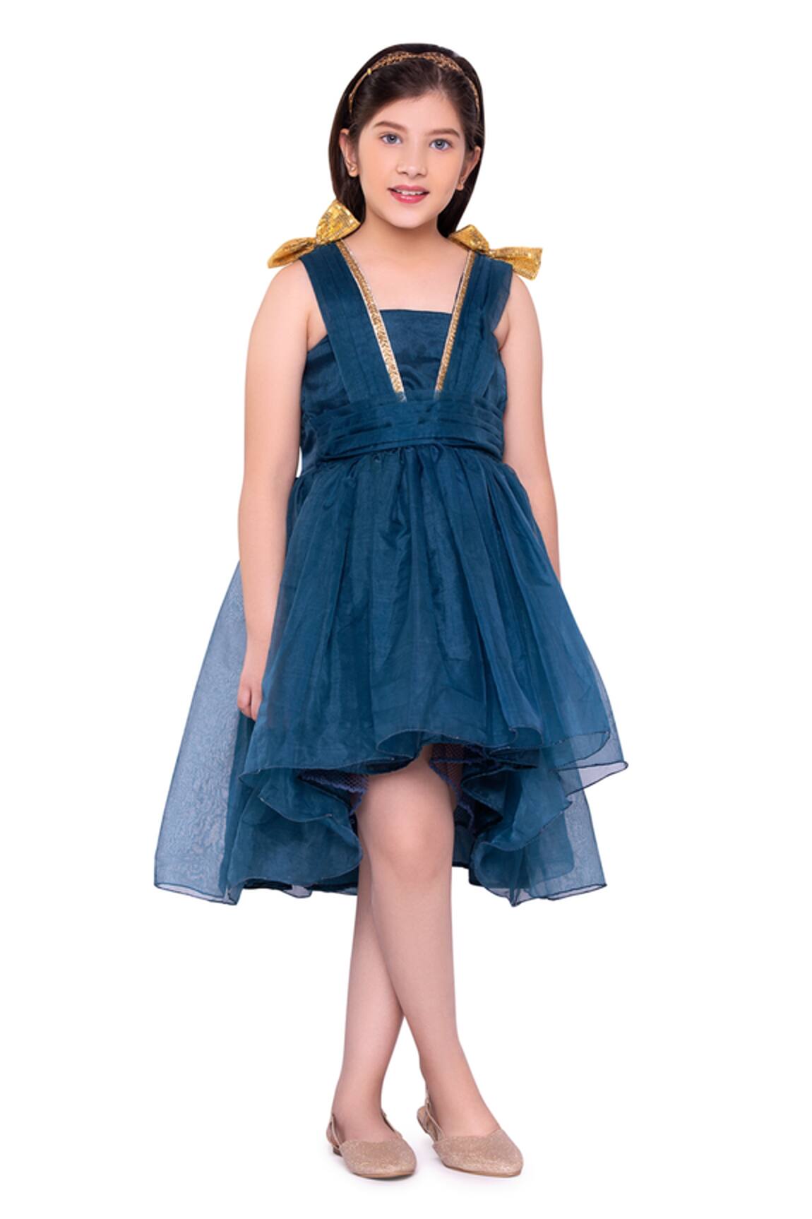 Littlecheer Glamstar Flared High-Low Dress
