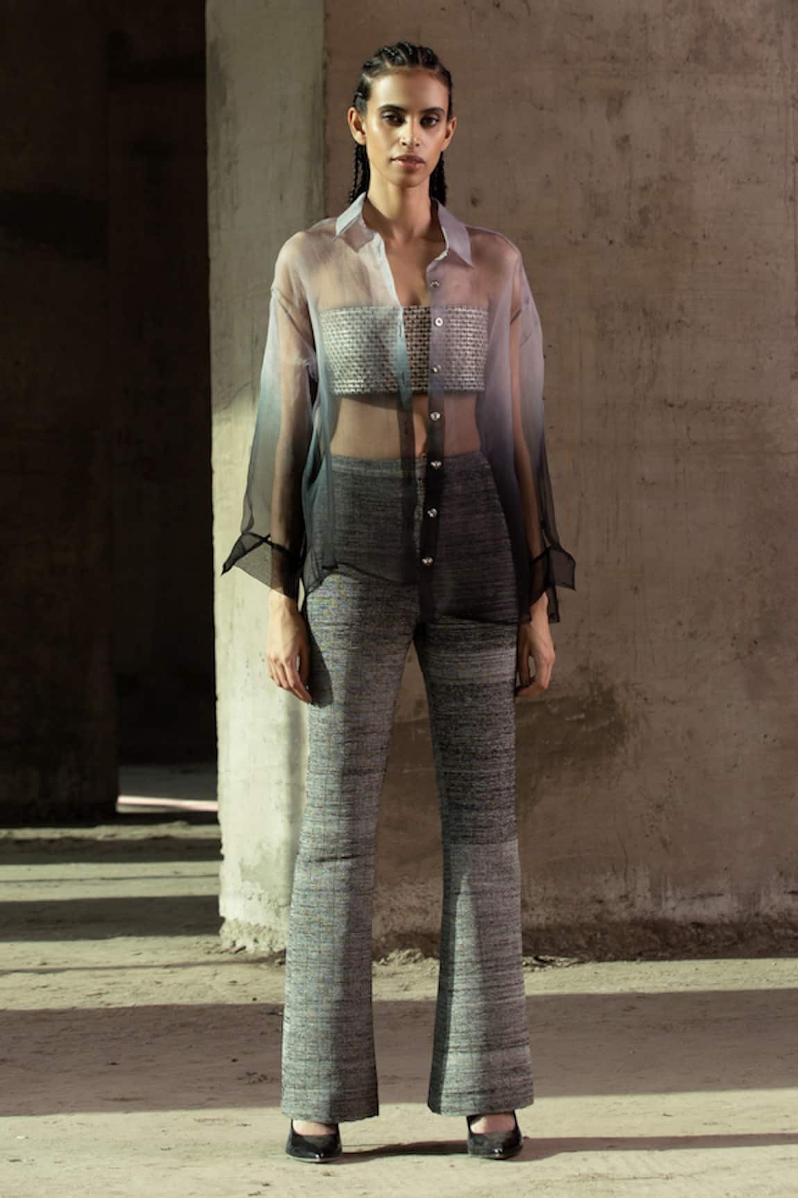 Akhl Gradient Sheer Shirt 
