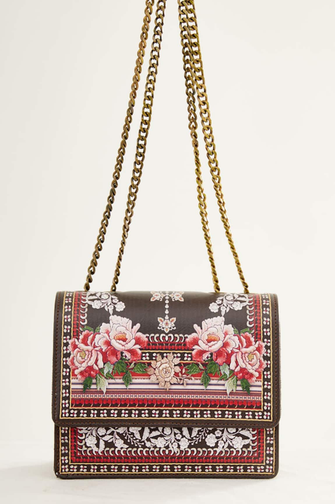 The Garnish Company Anzo Japanese Floral Print Sling Bag