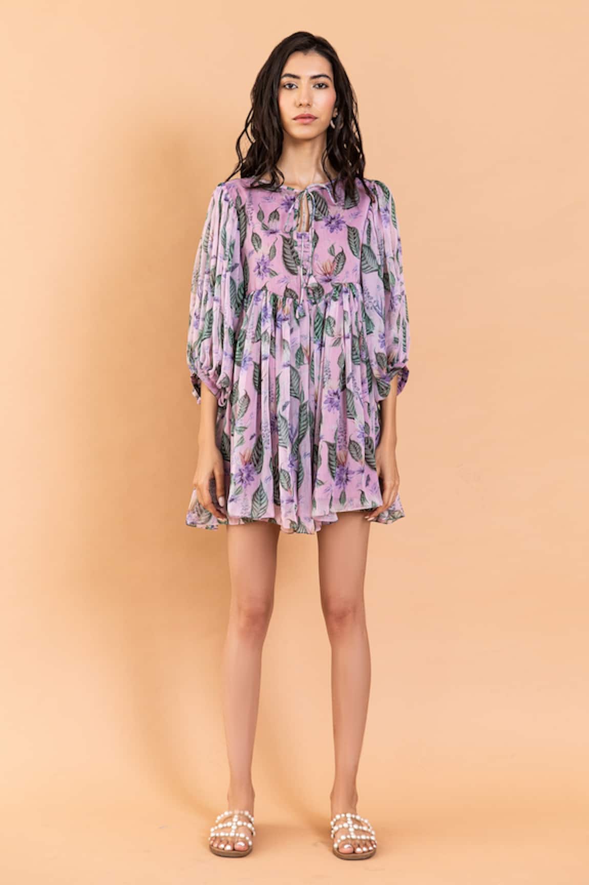 Aroop Shop India Katherine Aster Print Dress