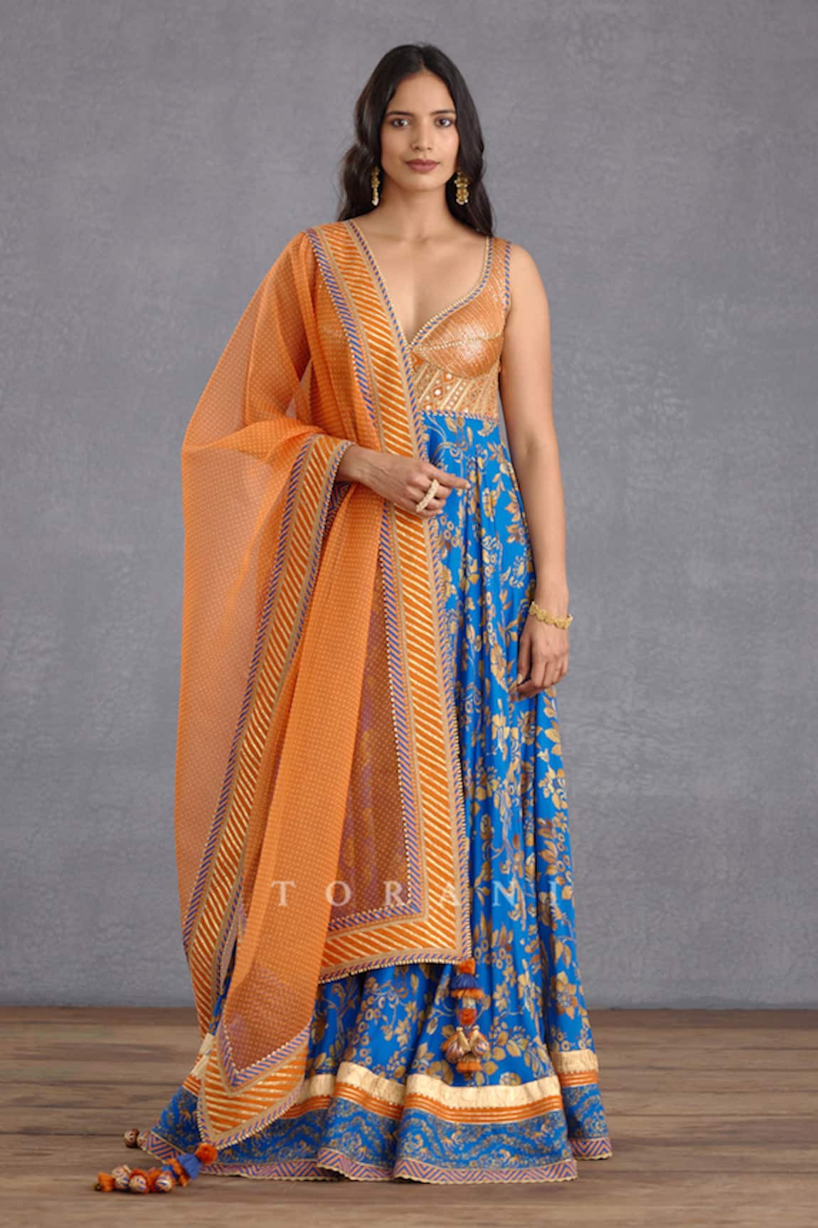 Torani Rang Shyam Raabia Anarkali With Dupatta