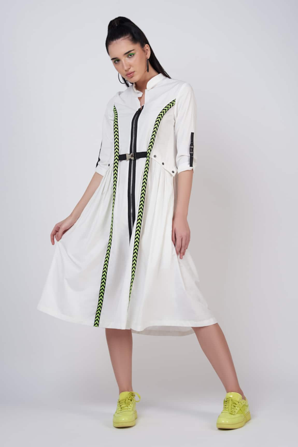 Krati Jain Front Buckle Dress