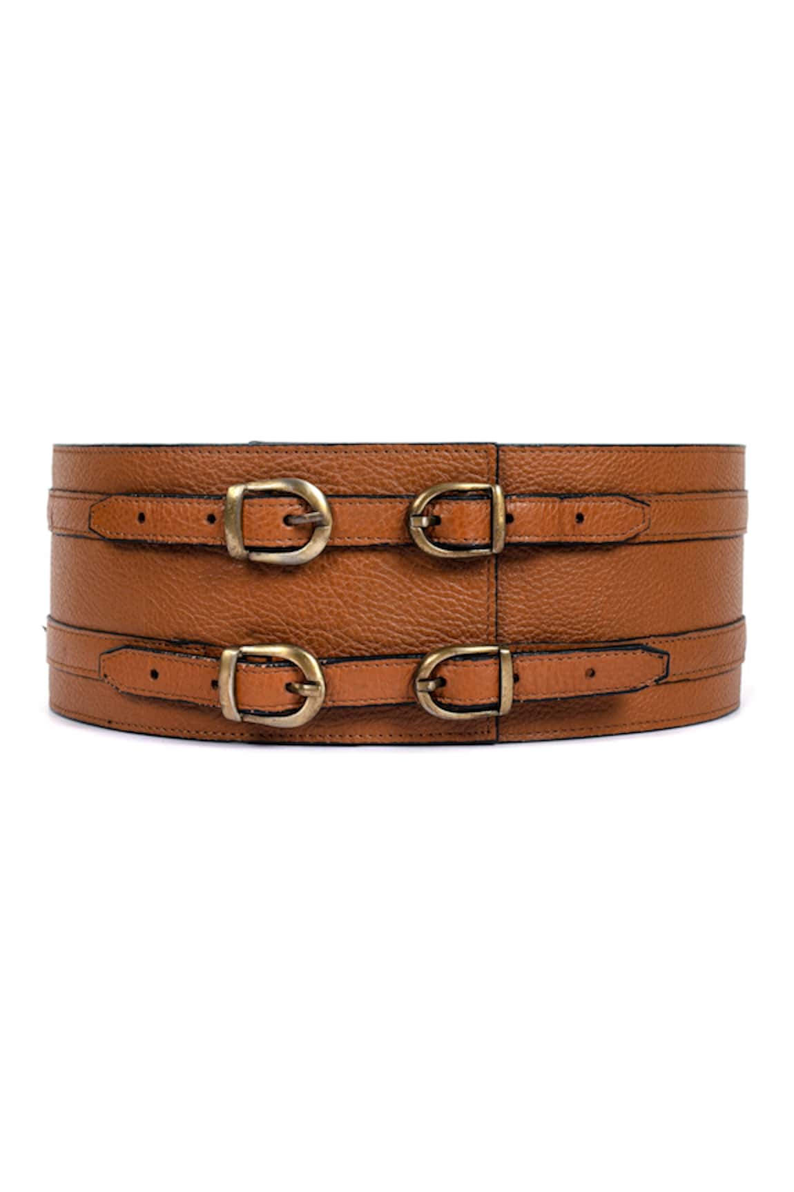 TROV Penny Double Buckle Belt 