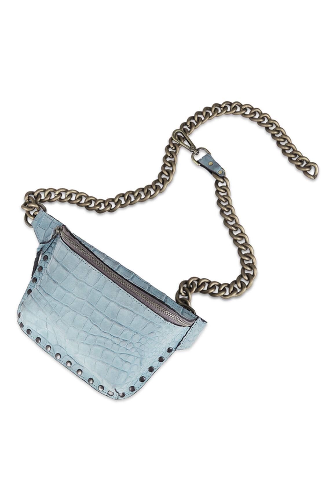 Trov Embossed Chain Link Bag