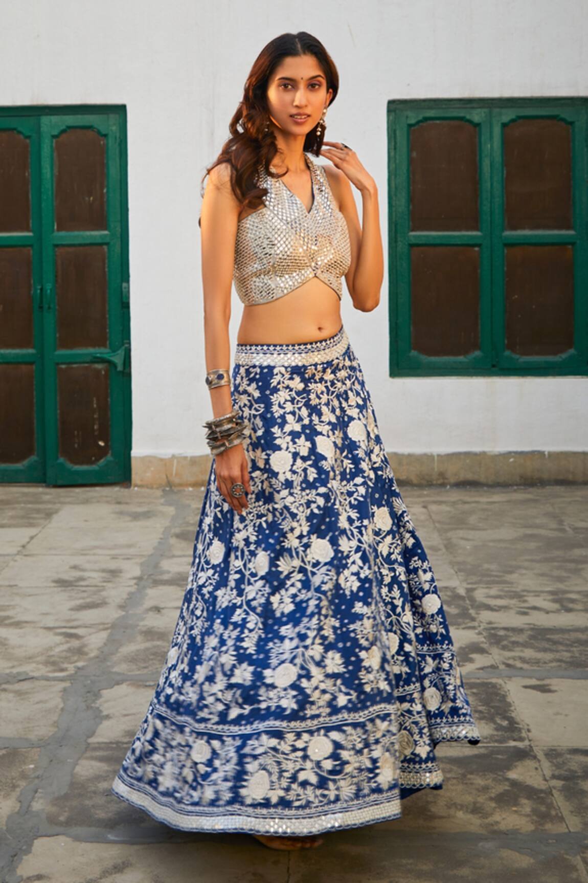 Twenty Nine Hand Embroidered Bustier 