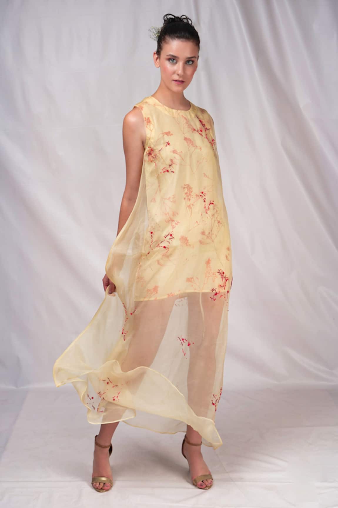 Seesa Organza Silk Layered Dress