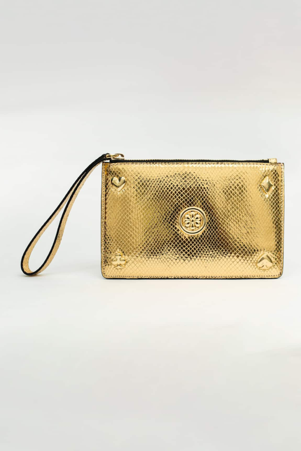 SAURAV GHOSH Leather Textured Clutch