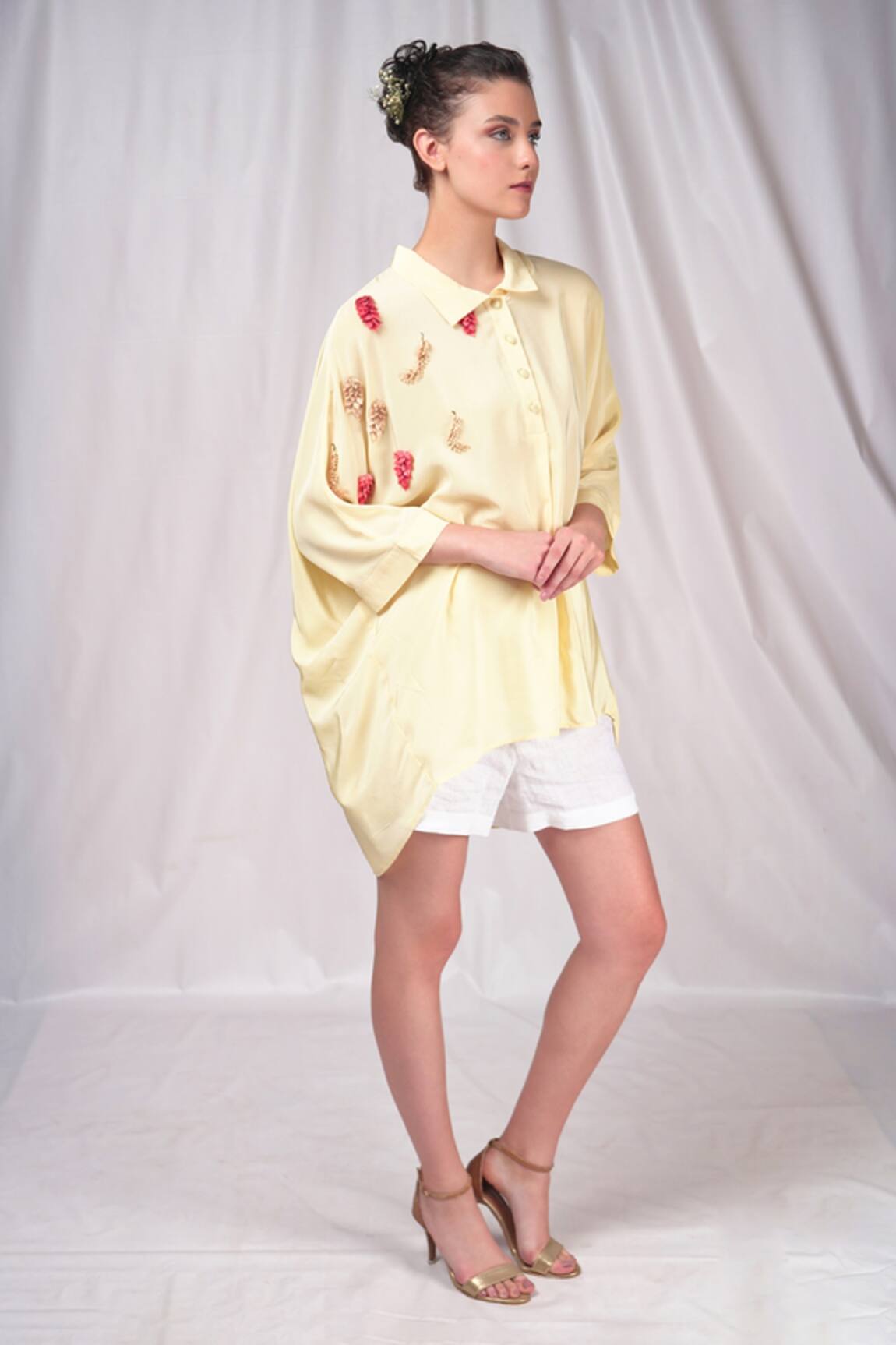 Seesa Applique Embroidered Top