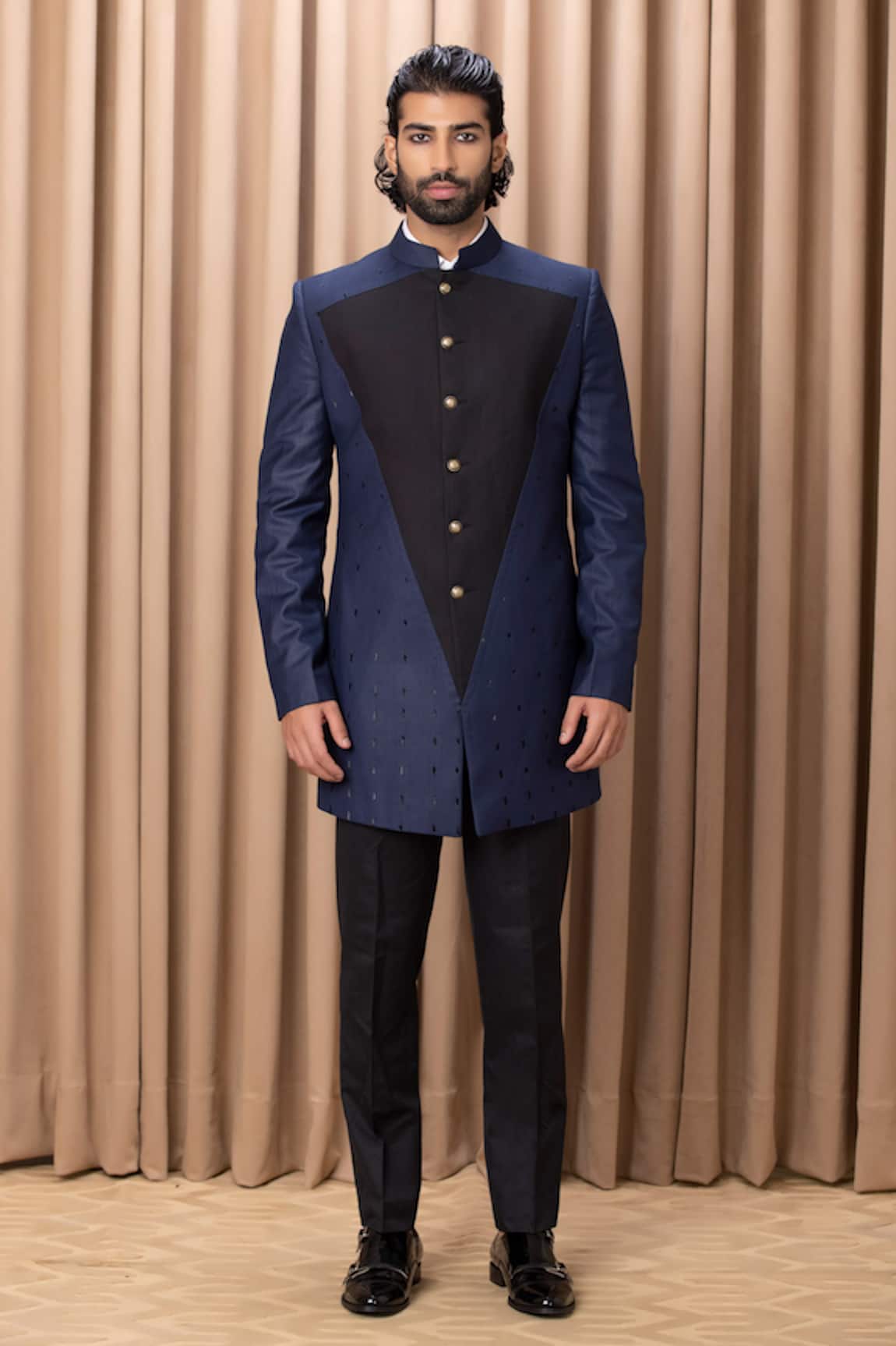 Ankit V Kapoor Daniyal Embroidered Bandhgala & Trouser Set