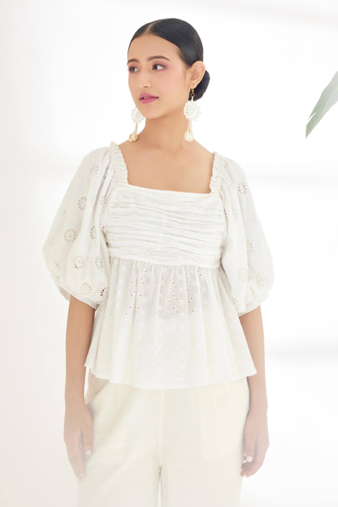 Nikasha Square Neck Top