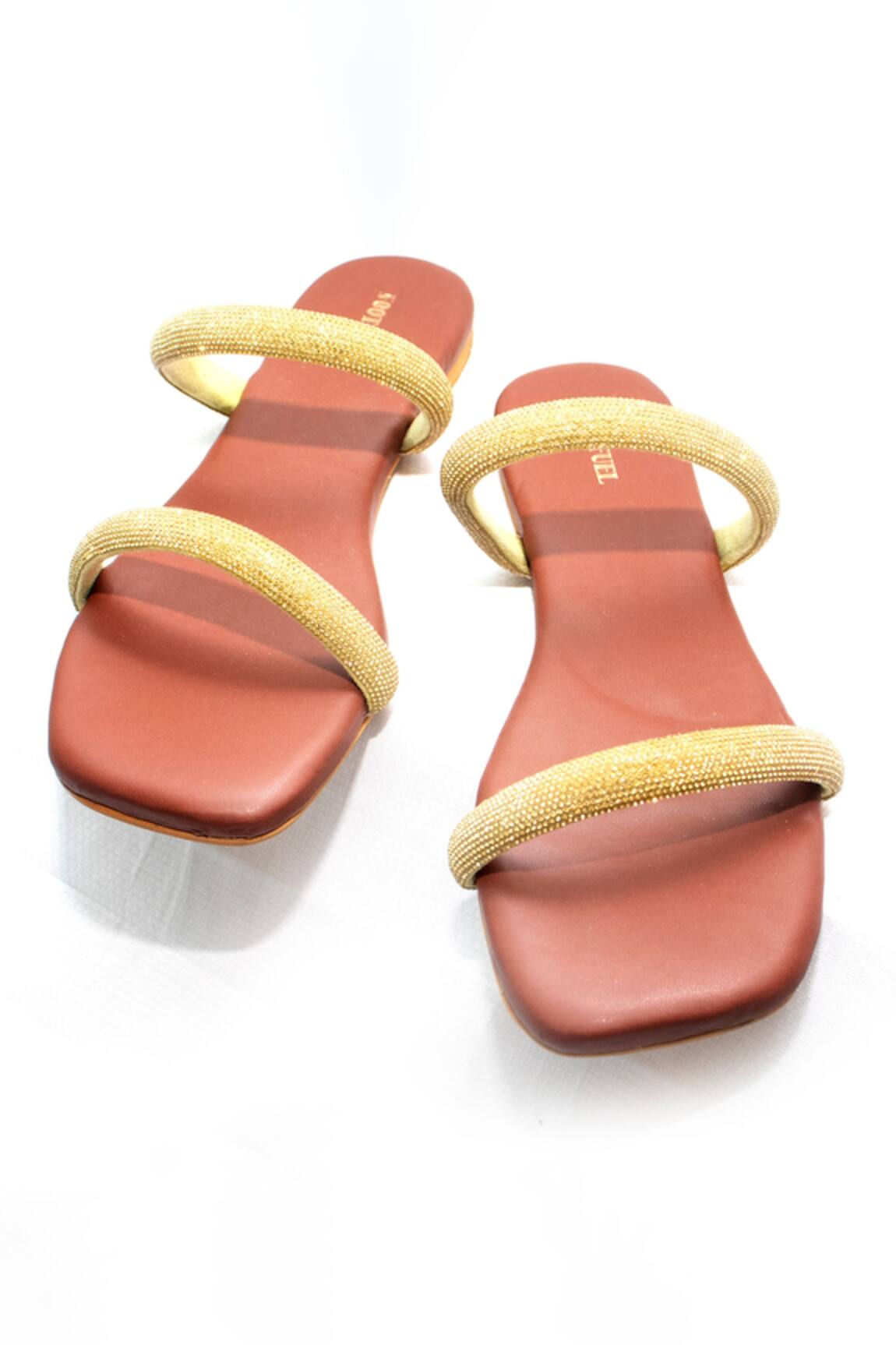 Foot Fuel Maali Rhinestone Embellished Flats