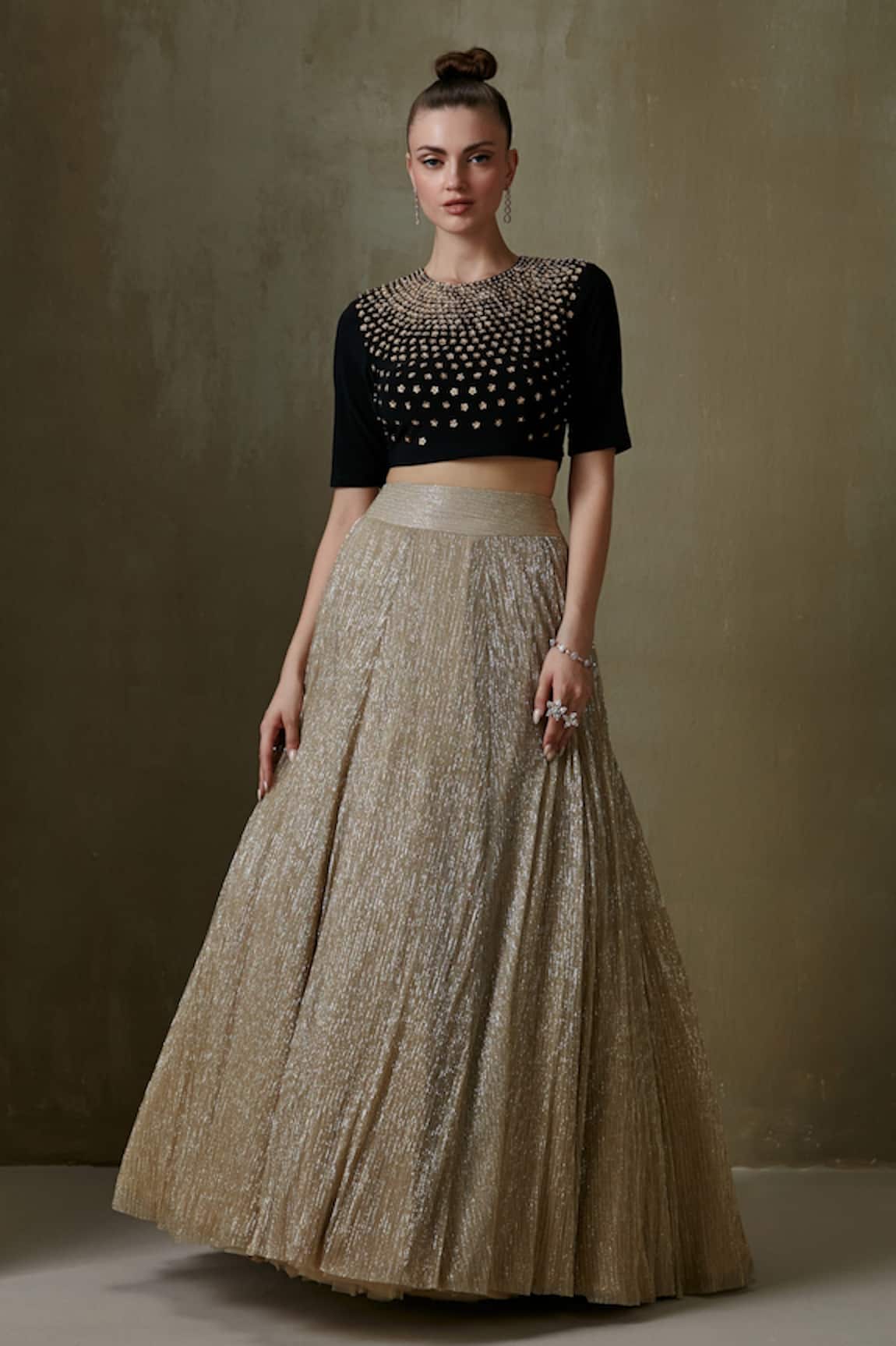 Namrata Joshipura Foxglove Embellished Skirt And Blouse Set