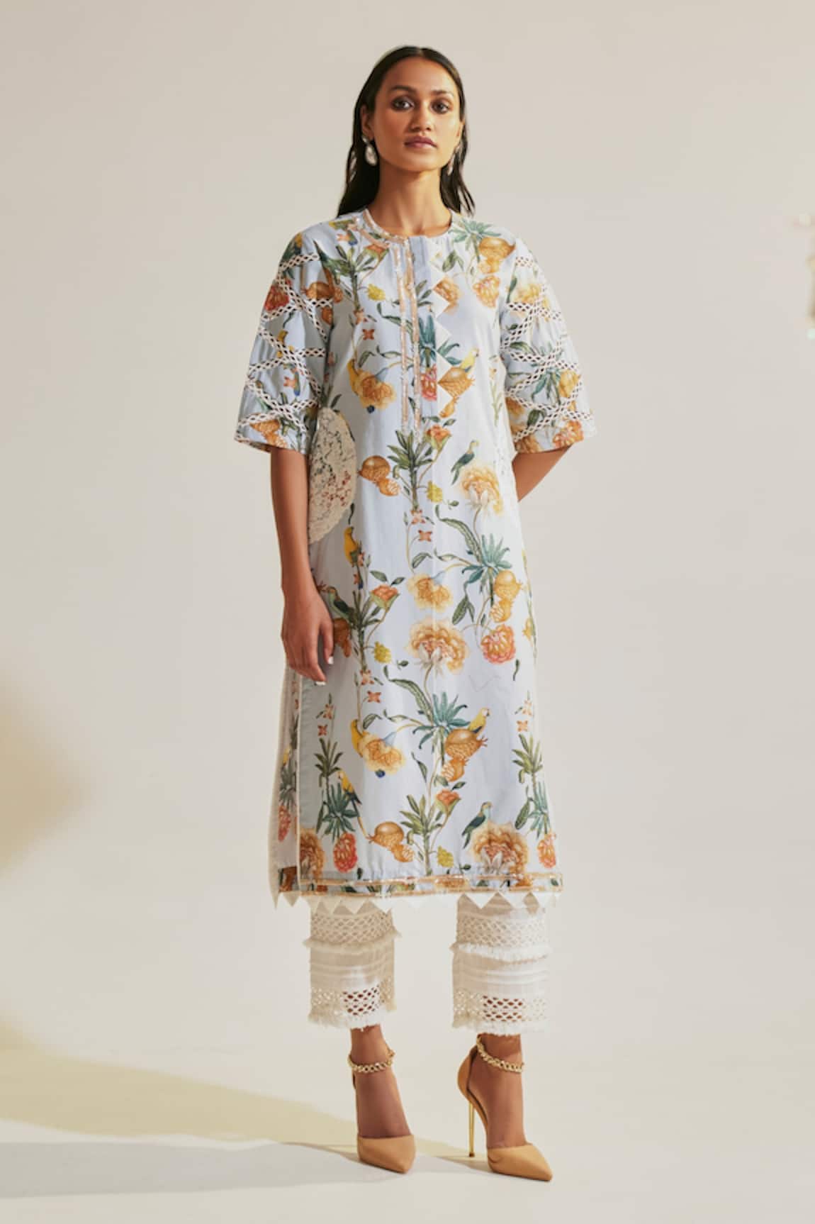 Sage Saga Soha Floral Print Kurta