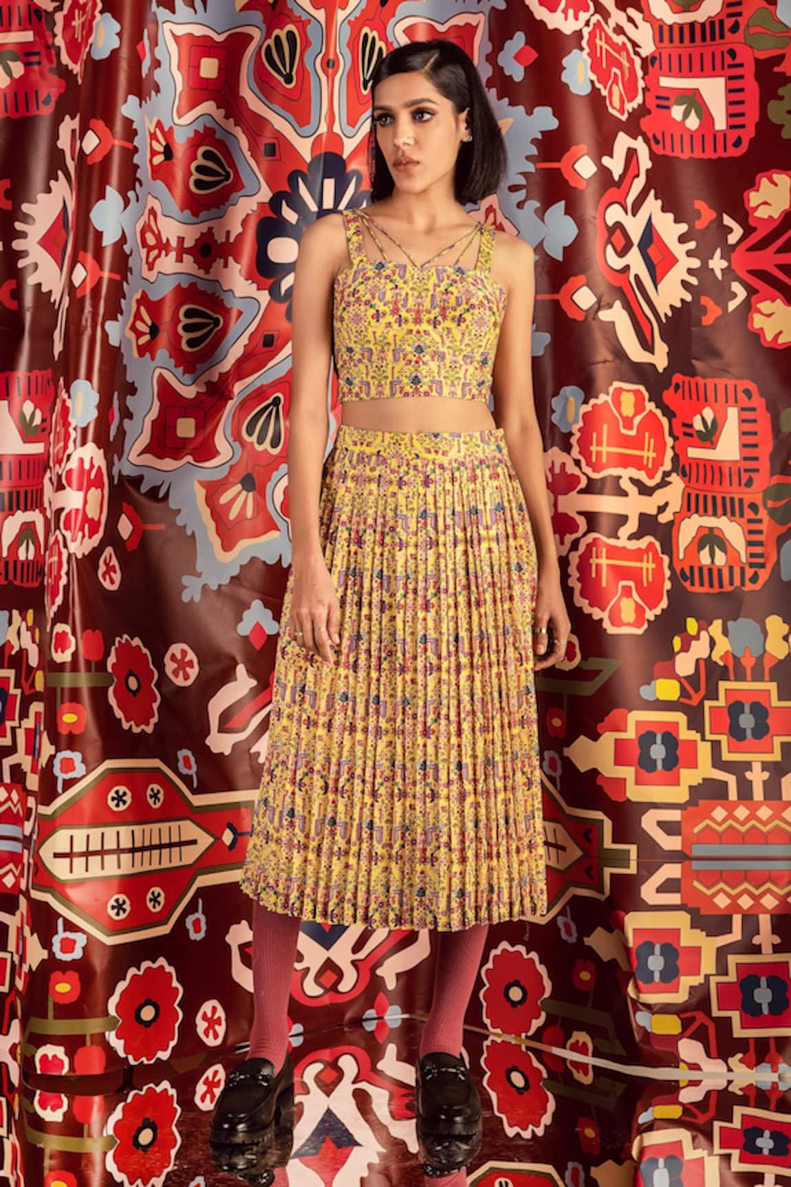 Betrue Tabriz Print Bustier 