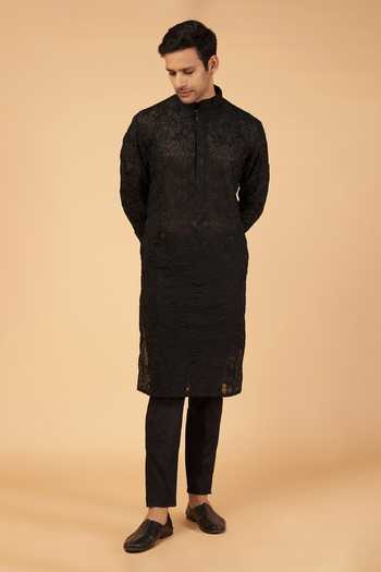 Rabani & Rakha Resham Work Kurta Pant Set 