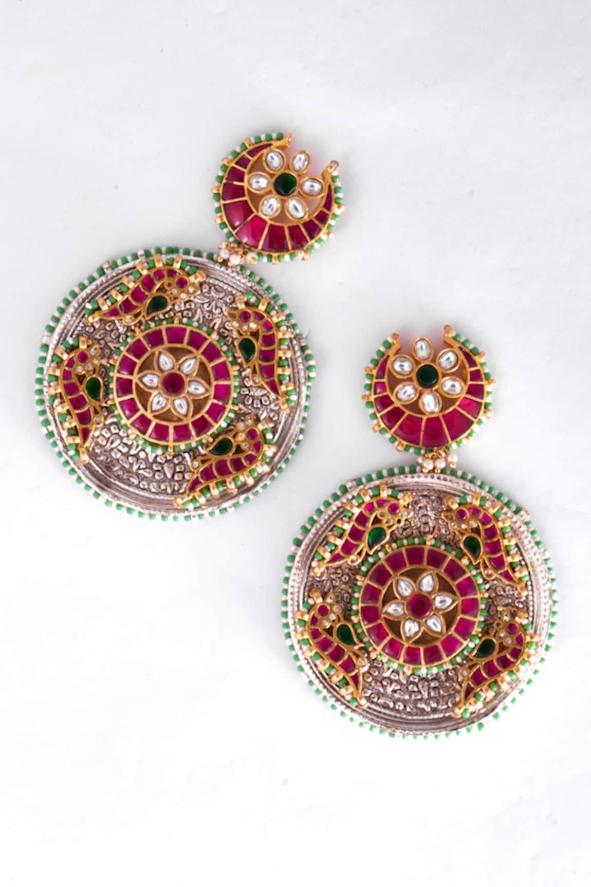 Zevar King Jadau Kundan Earrings