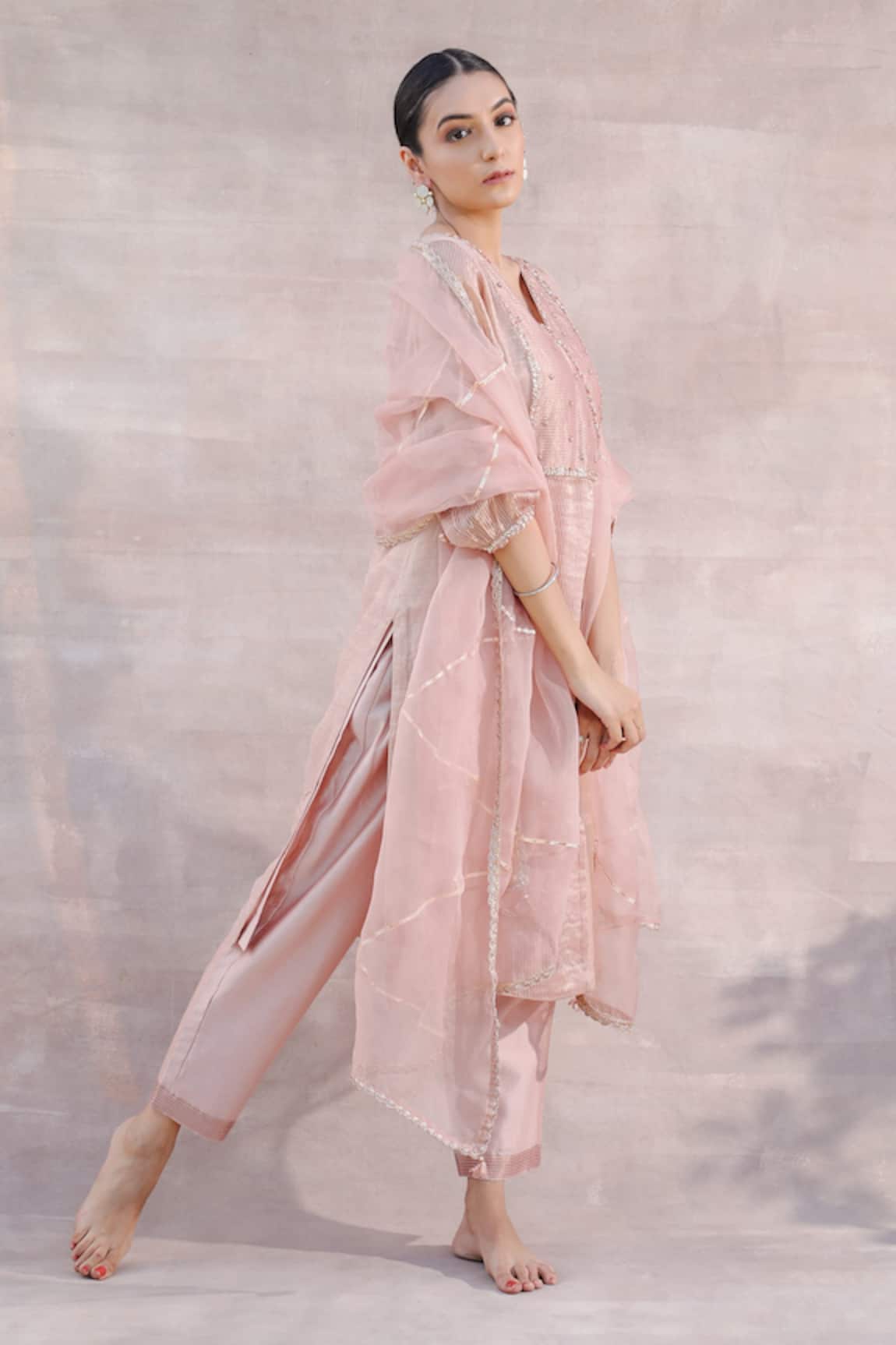 Label Mansi Nagdev Afreen Bodice Embroidered Kurta Set