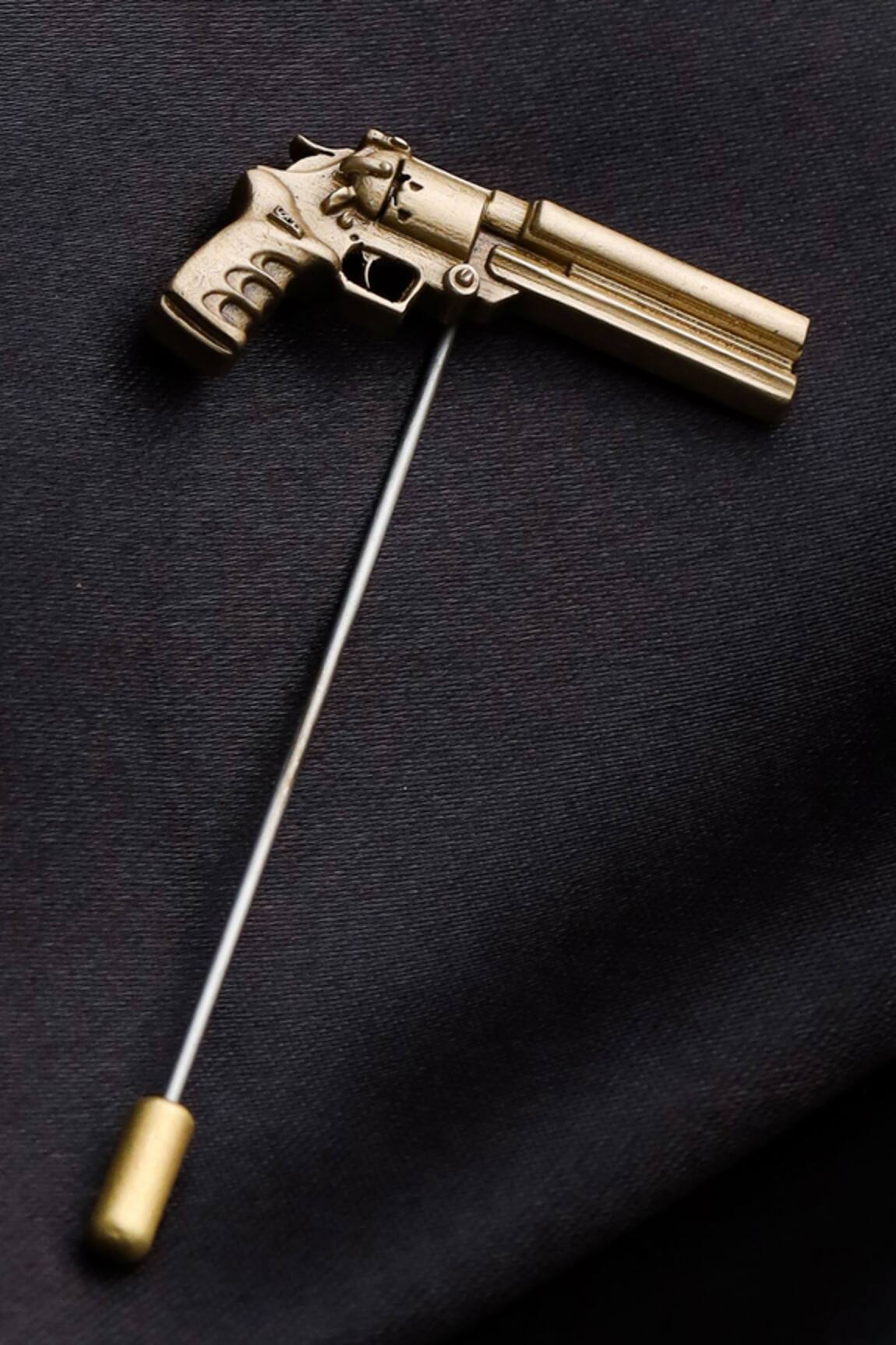 Cosa Nostraa Power Gun Lapel Pin