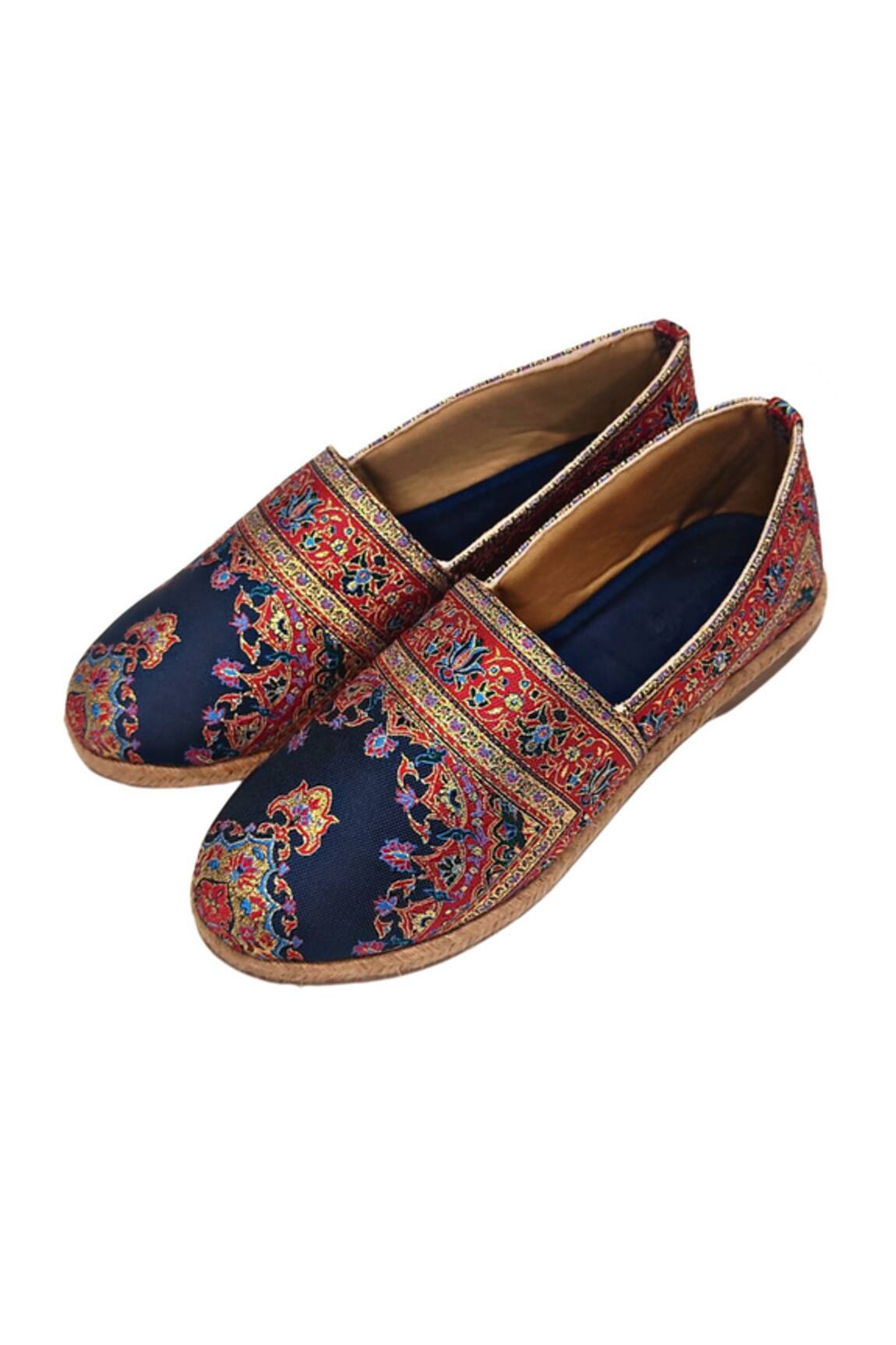 Cinderella by Heena Yusuf Ayla Persian Floral Pattern Sneakers