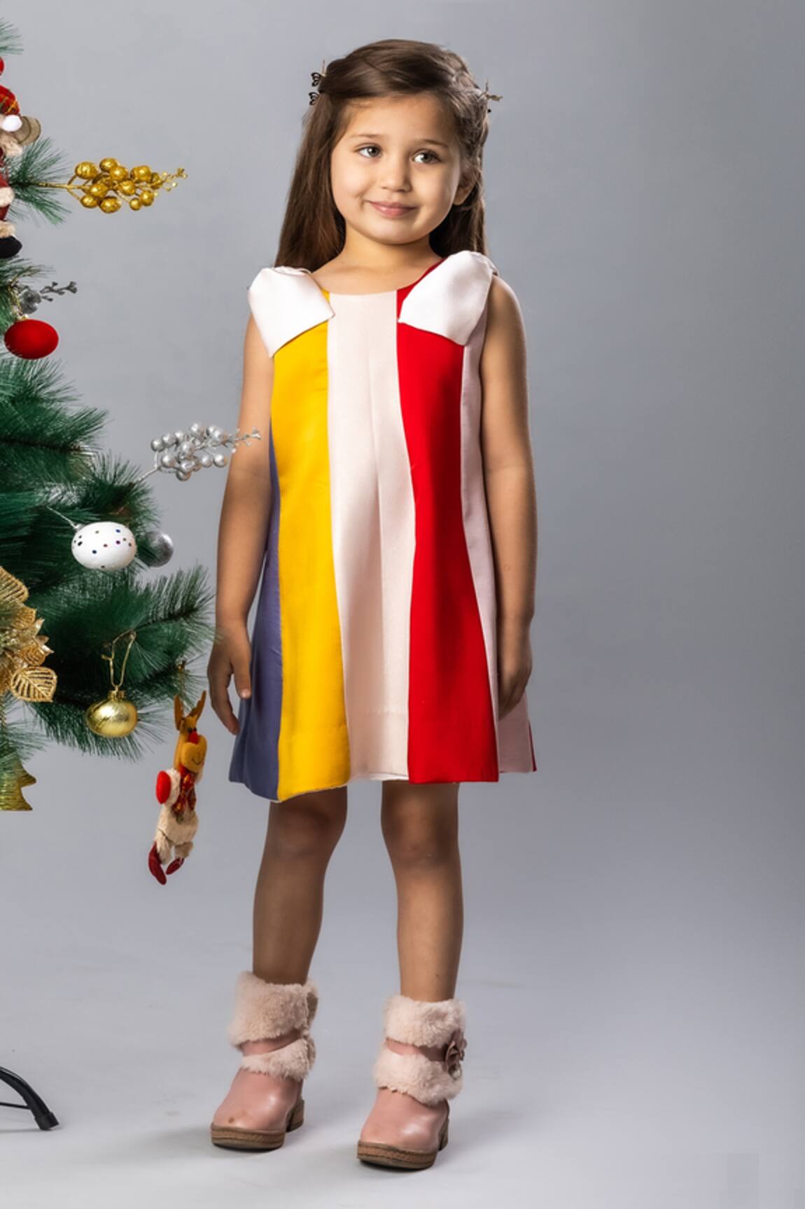 Darleen Kids Couture Mystique Panelled Dress 