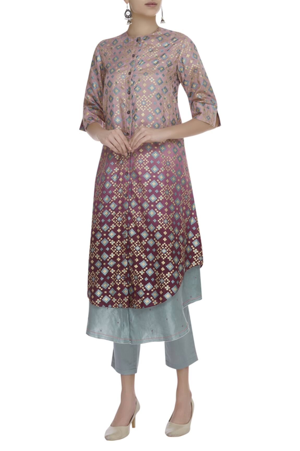 I Am Design Woven Kurta Set