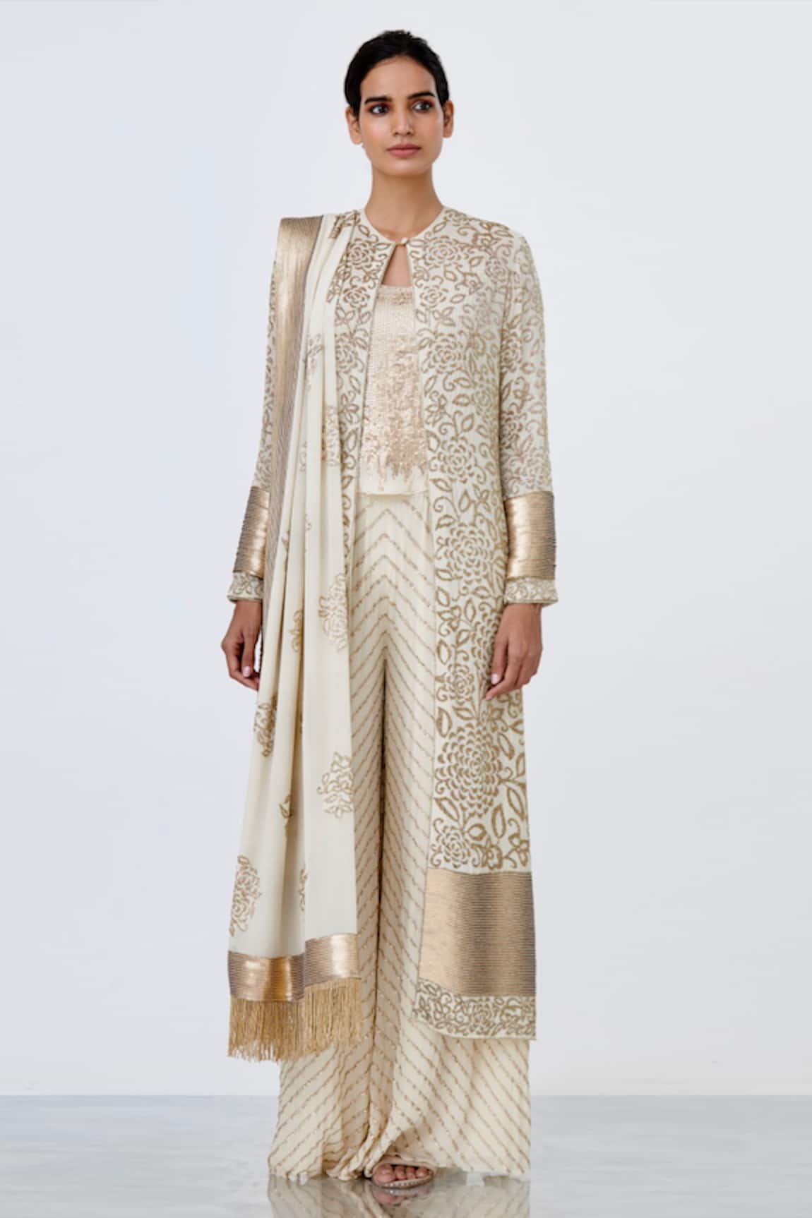 Nakul Sen Embroidered Jacket & Pant Set