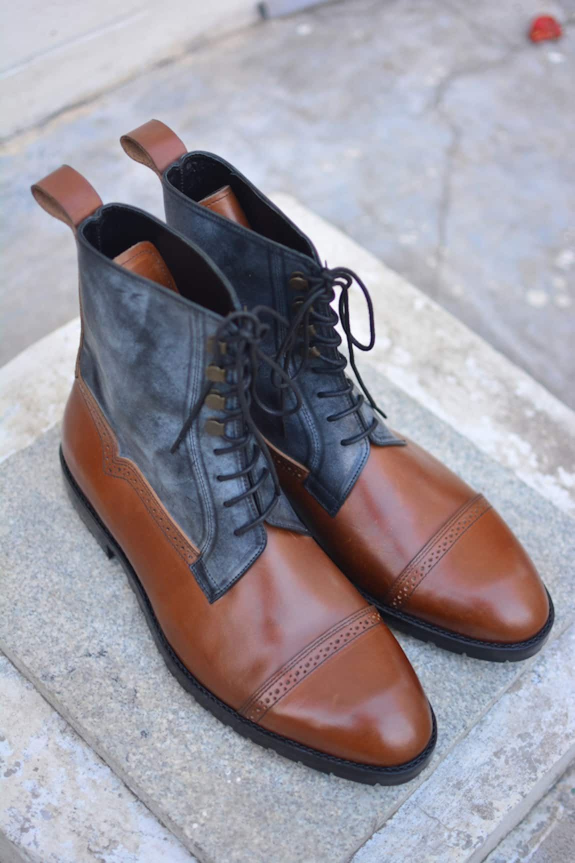 Oblum Handcrafted Balmoral Boots