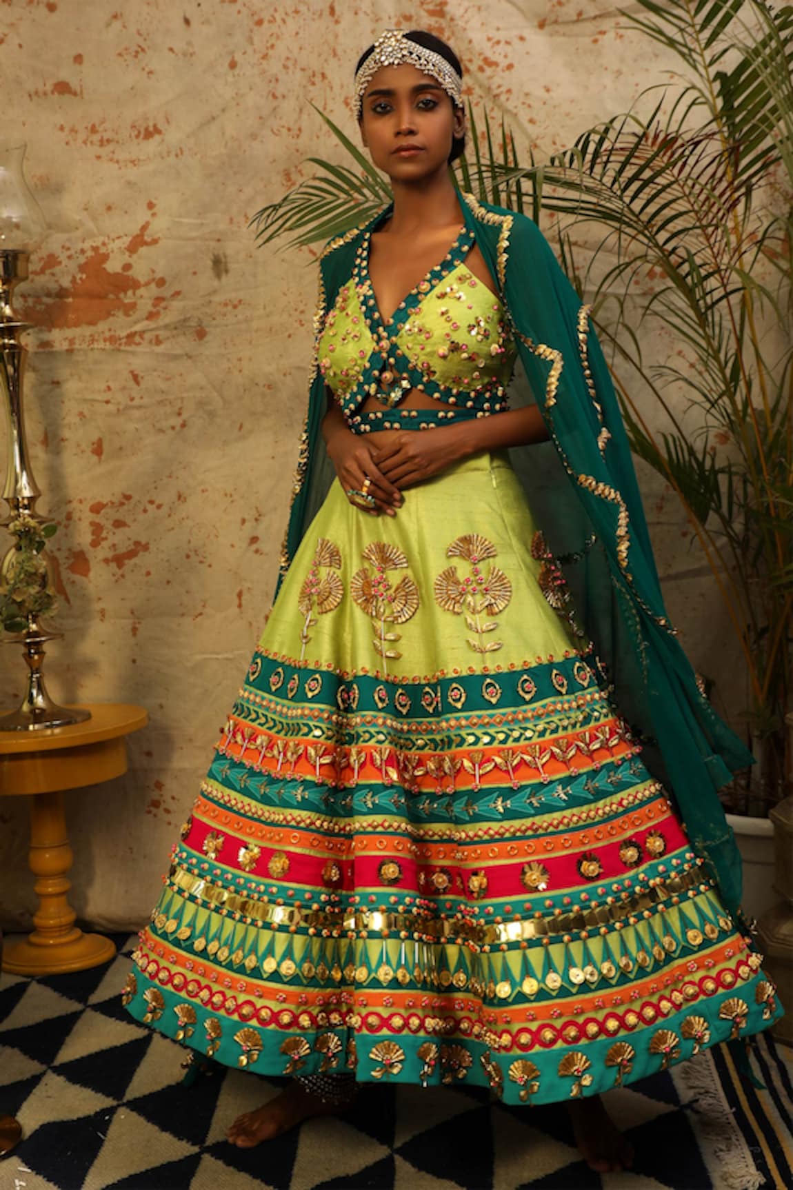 XOXO Apurva Embroidered Lehenga Set