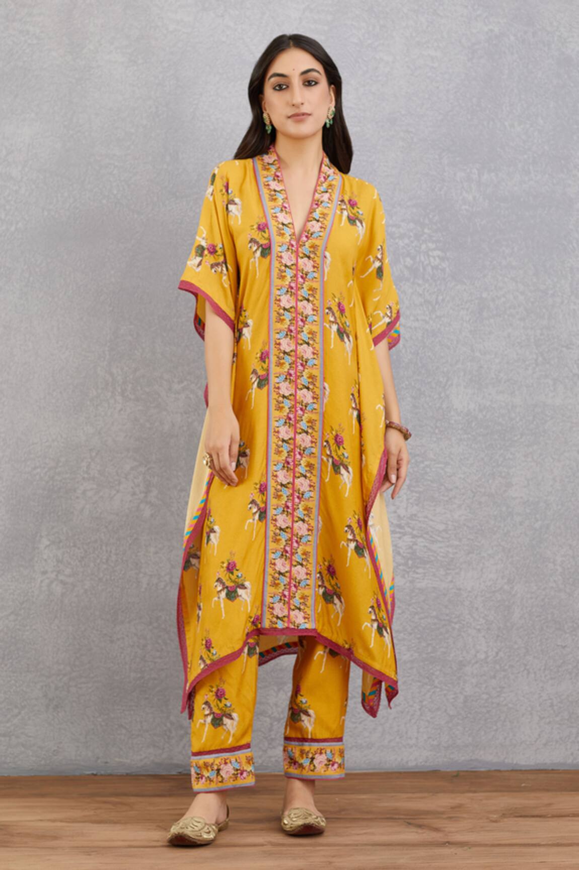 Torani Sunehra Aqsa Kaftan & Pant Set 