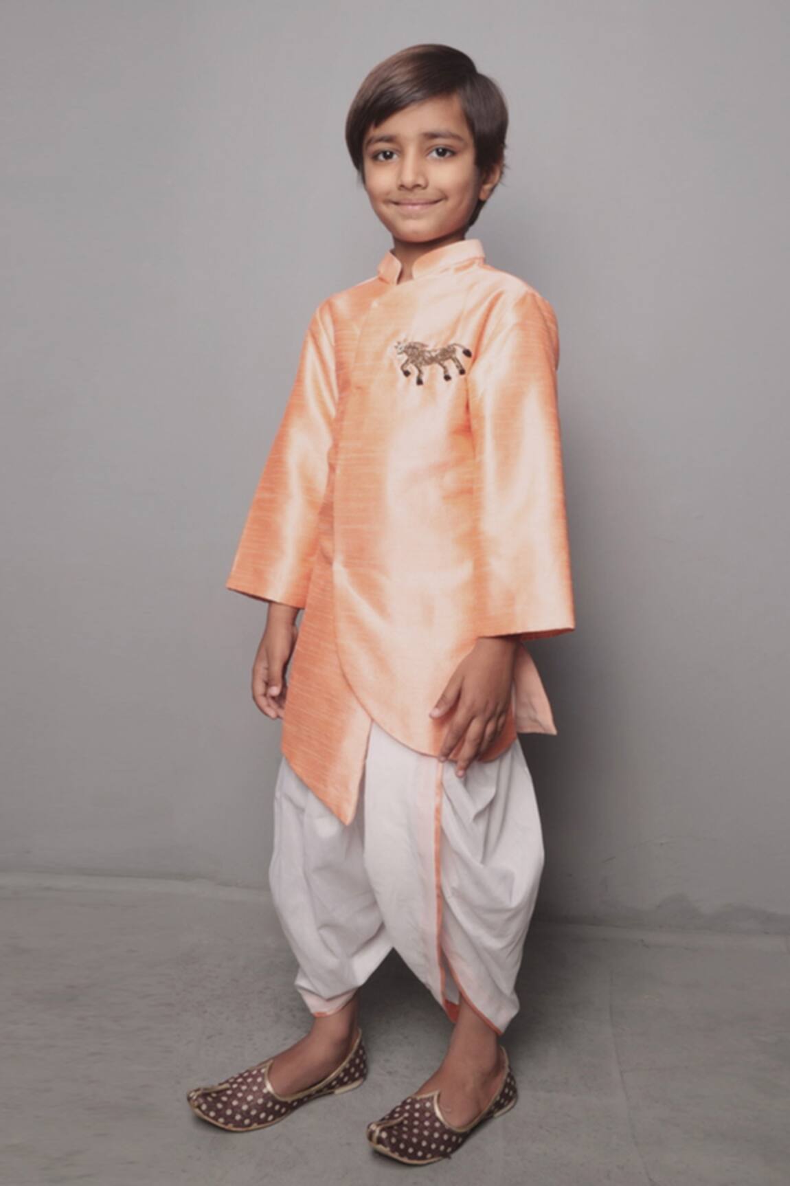 Maaikid Overlap Kurta Set
