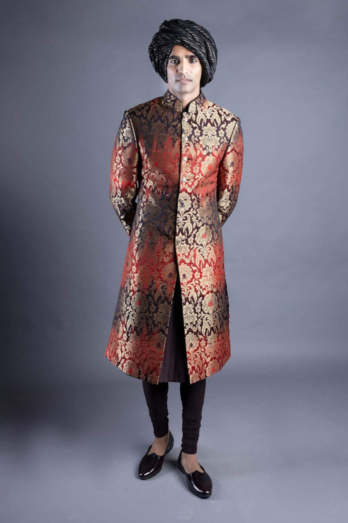 Abhishek Gupta Banarasi Brocade Sherwani & Kurta Set