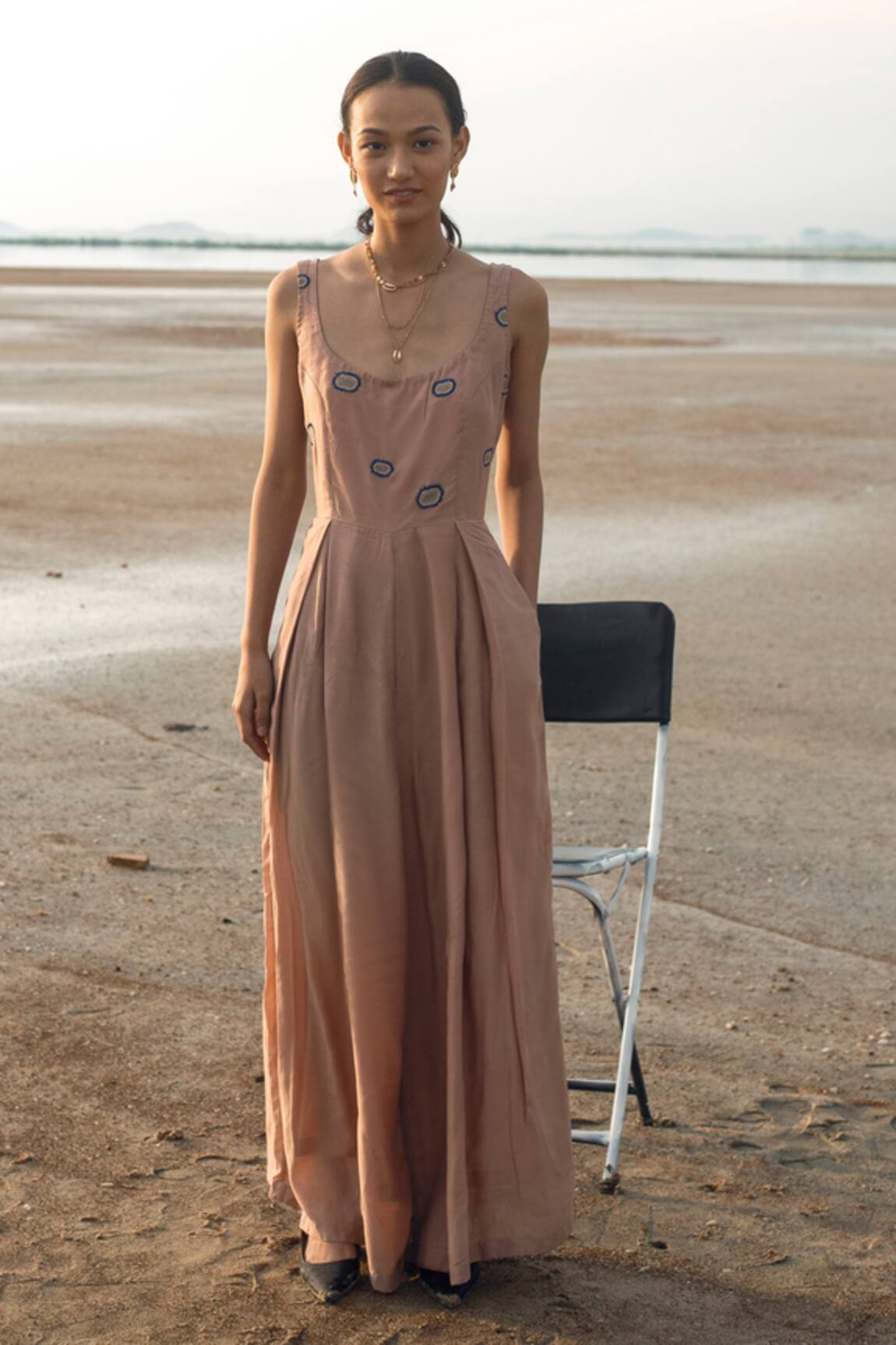 The Loom Art Embroidered Jumpsuit